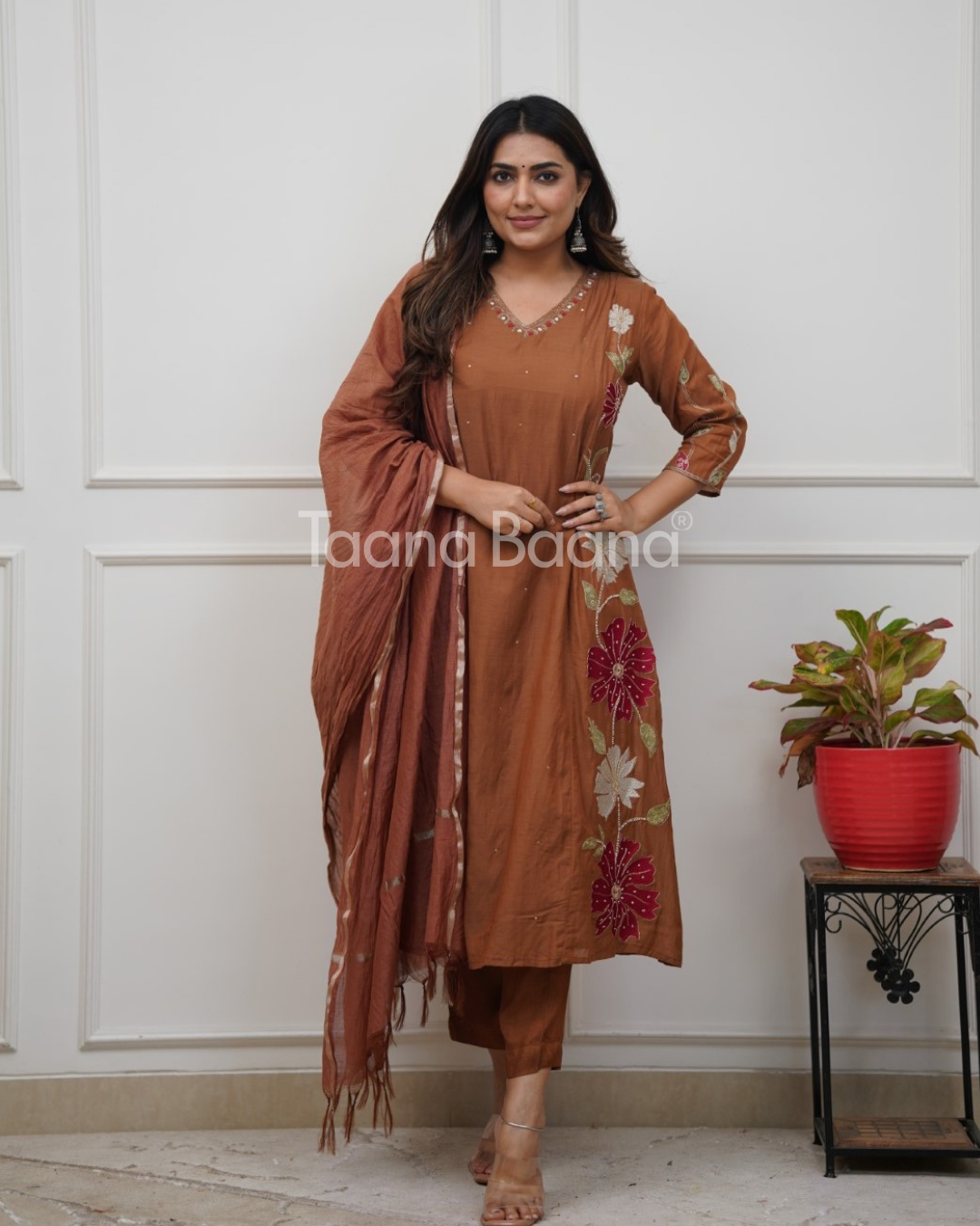 Dupatta Pant Set