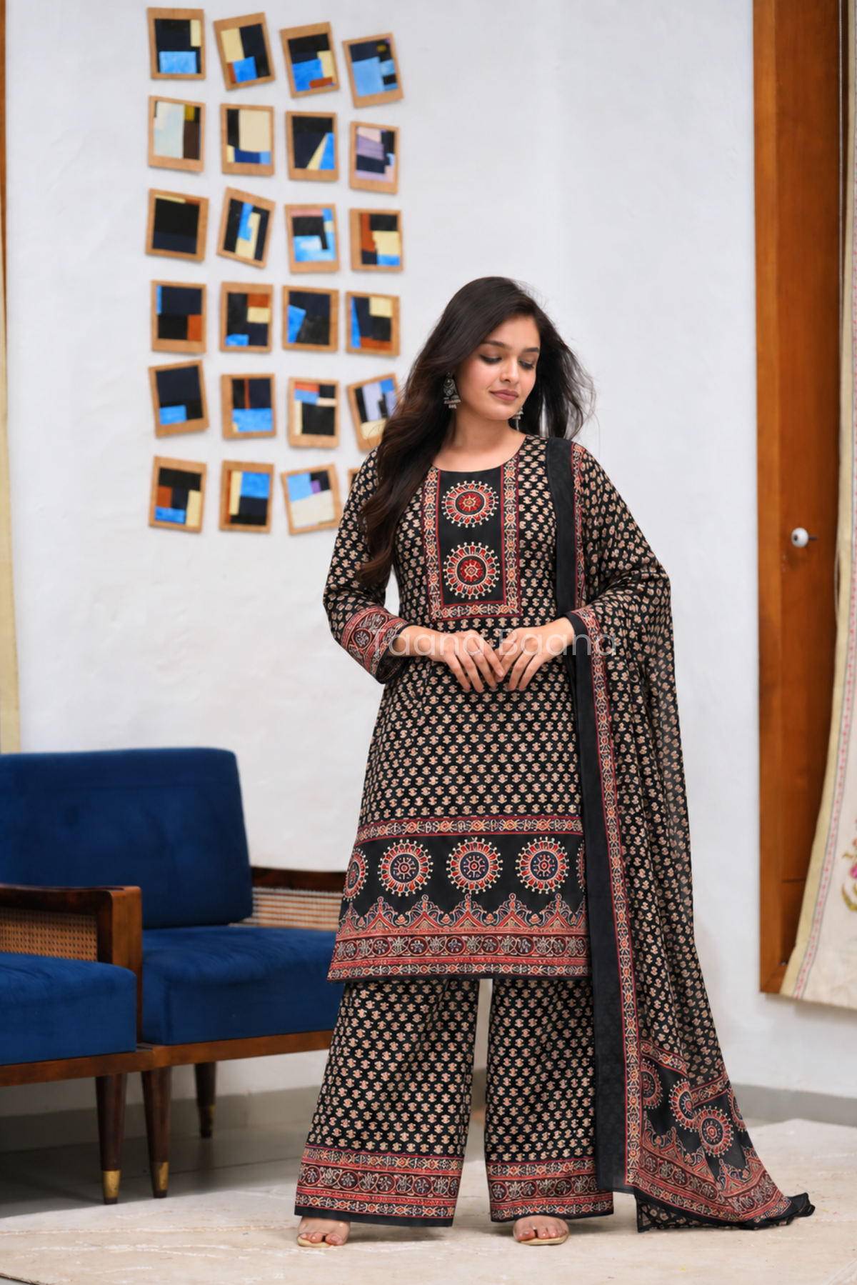 Dupatta Plazo Set