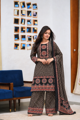 Dupatta Plazo Set