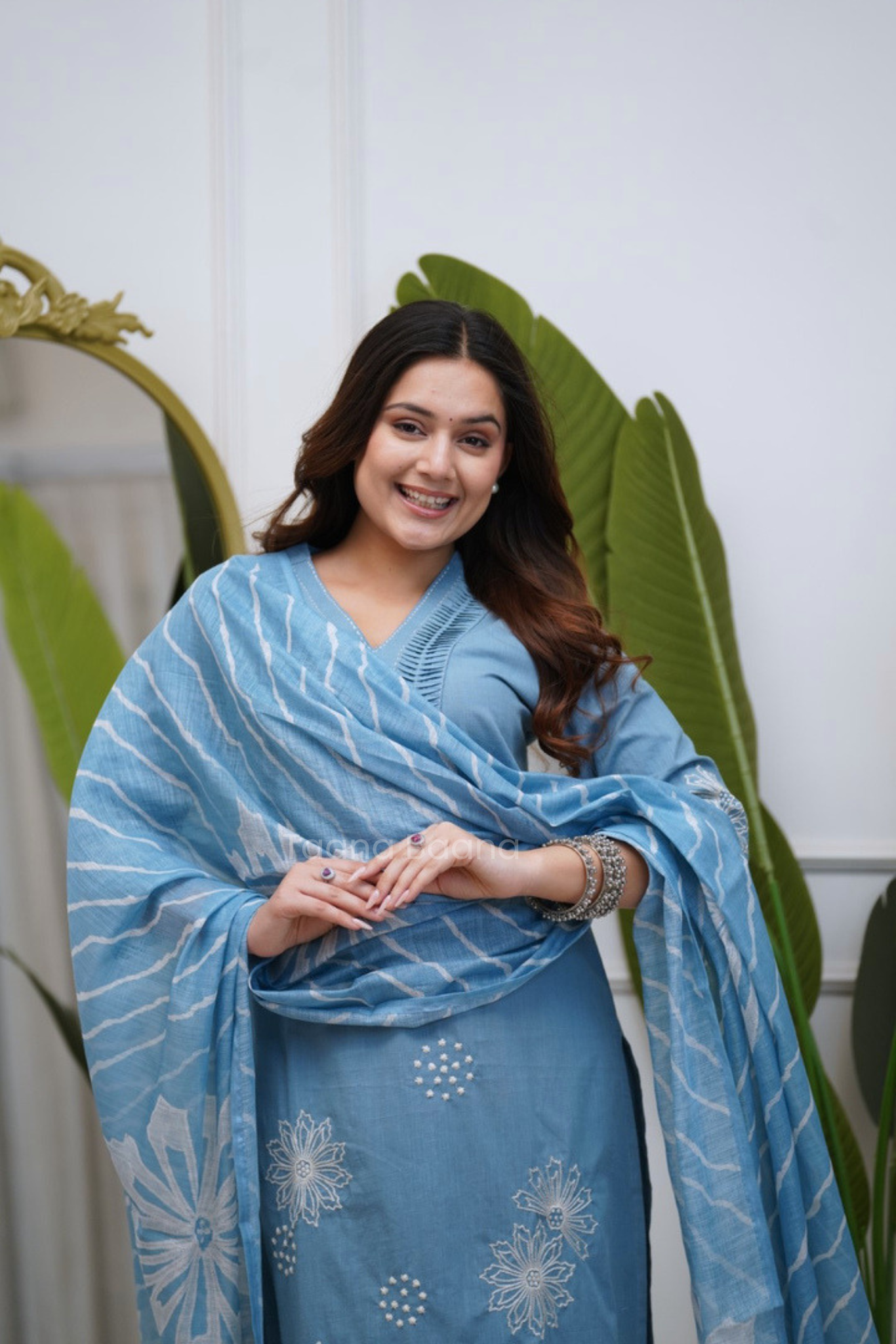 Dupatta Pant Set