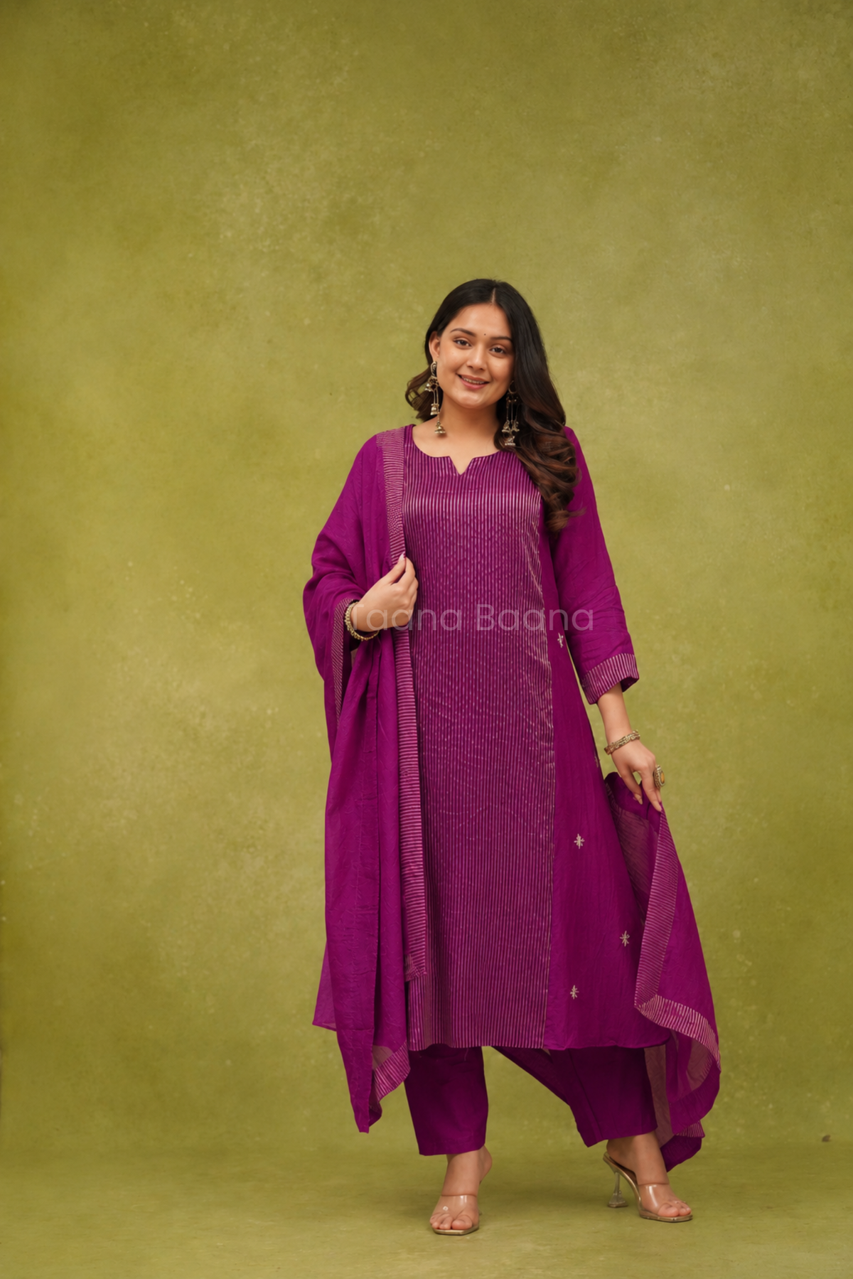 Dupatta Pant Set