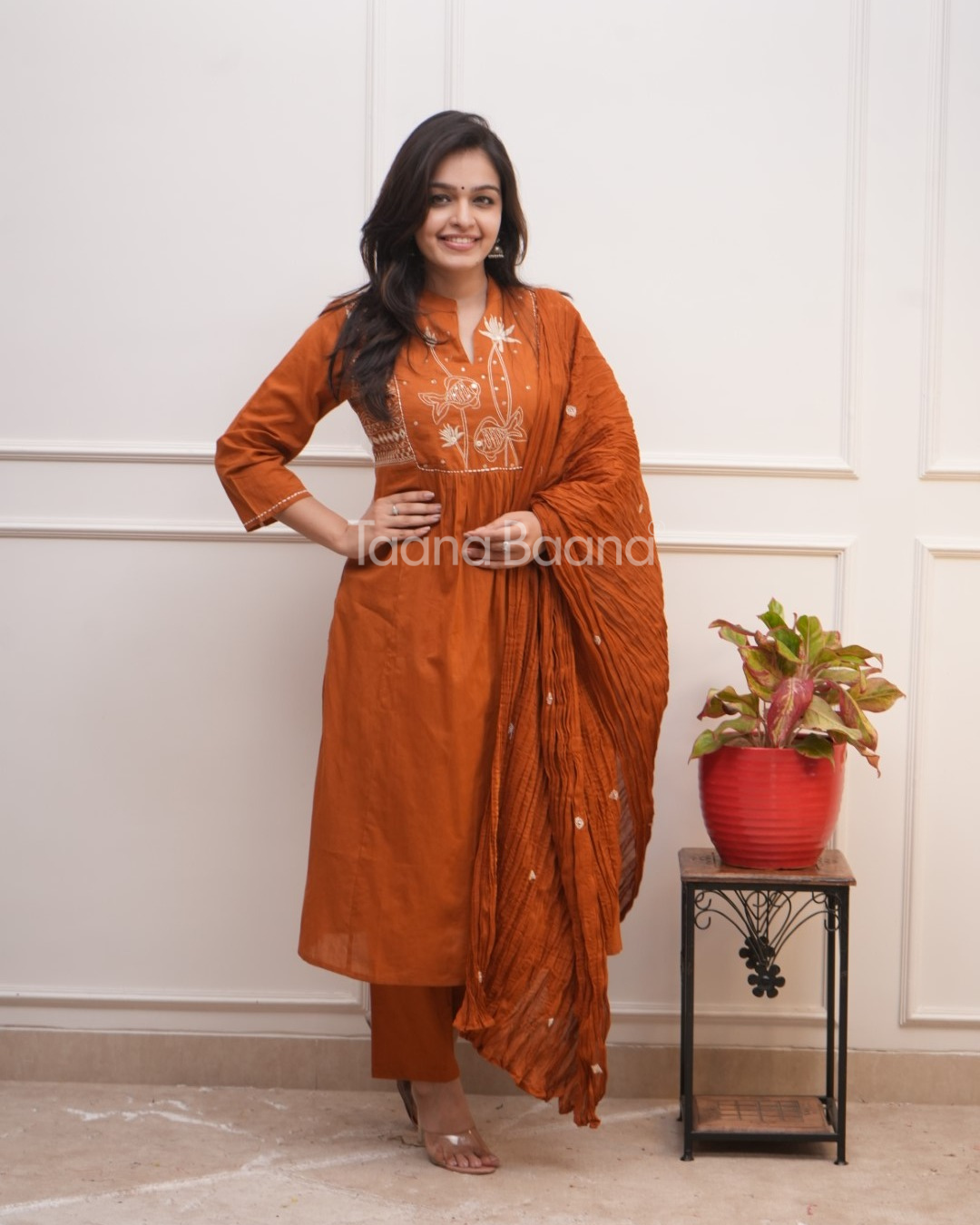 Dupatta Pant Set