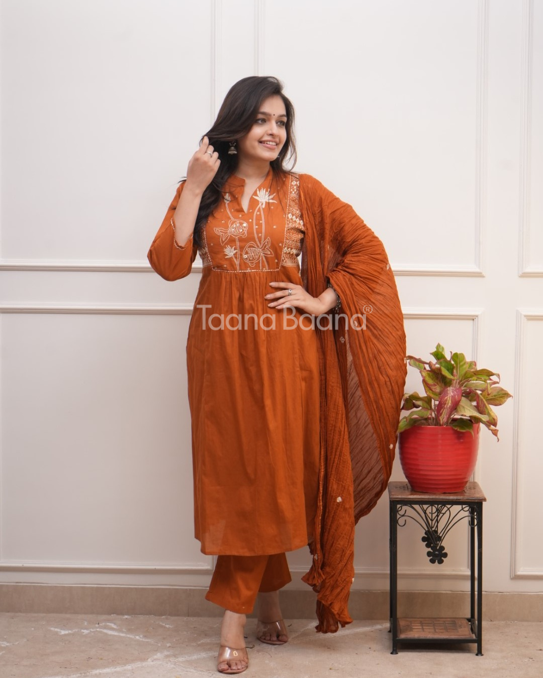 Dupatta Pant Set