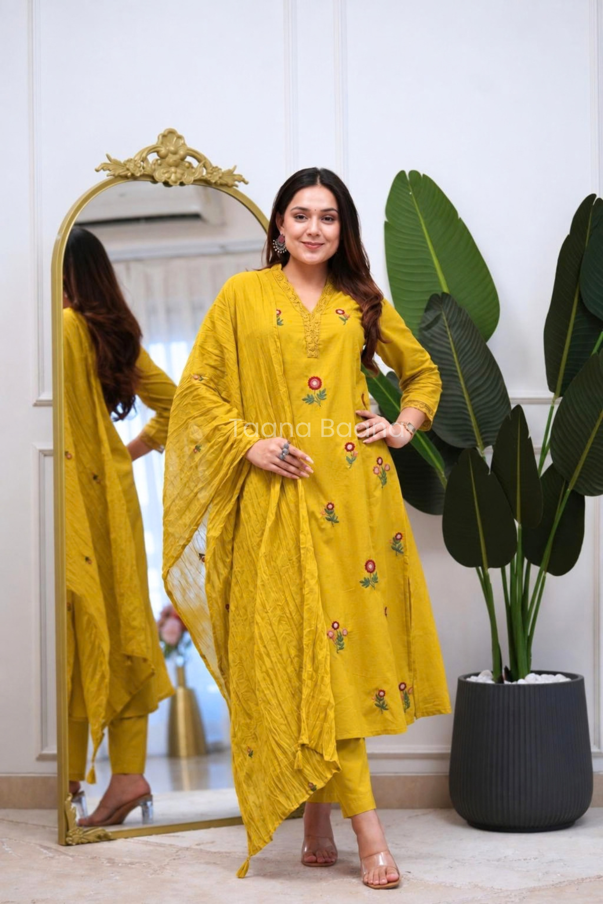 Dupatta Pant Set