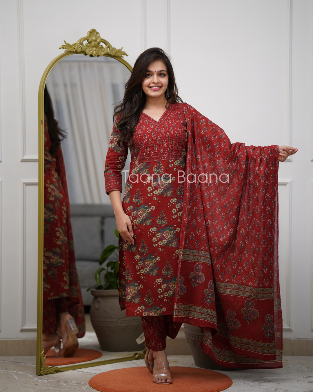 Dupatta Pant Set