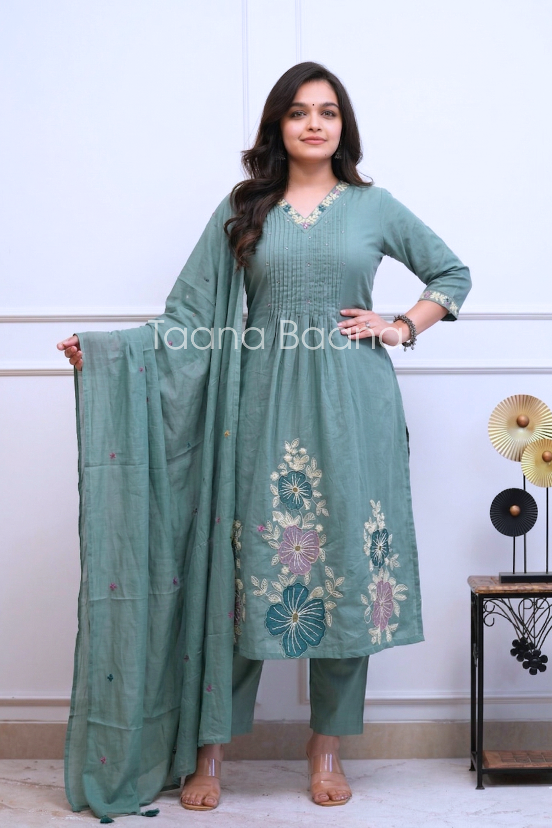 Dupatta Pant Set