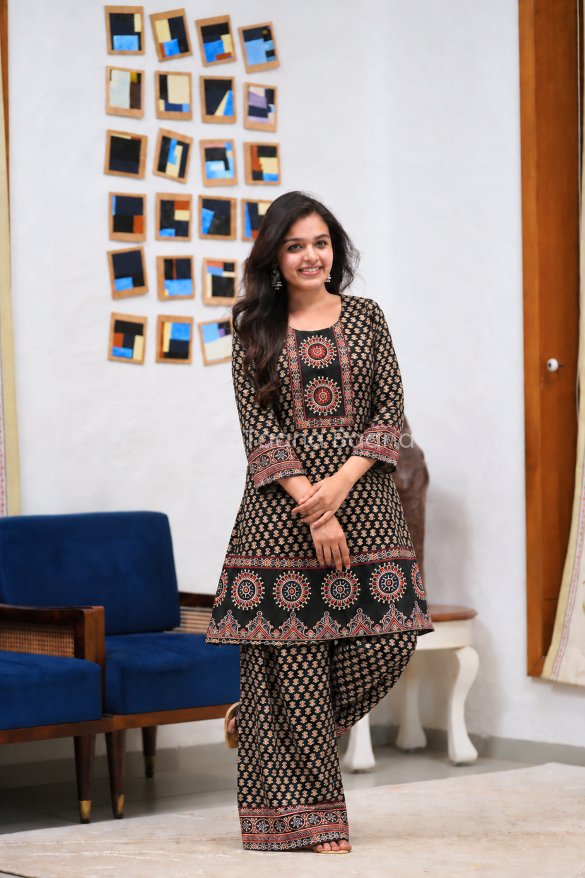 Dupatta Plazo Set