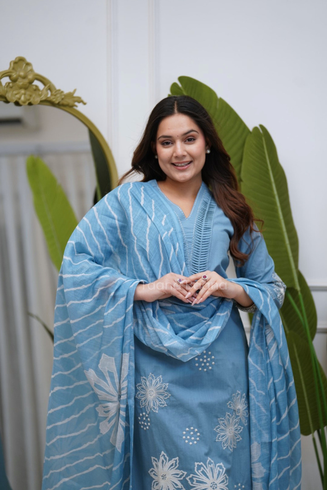 Dupatta Pant Set