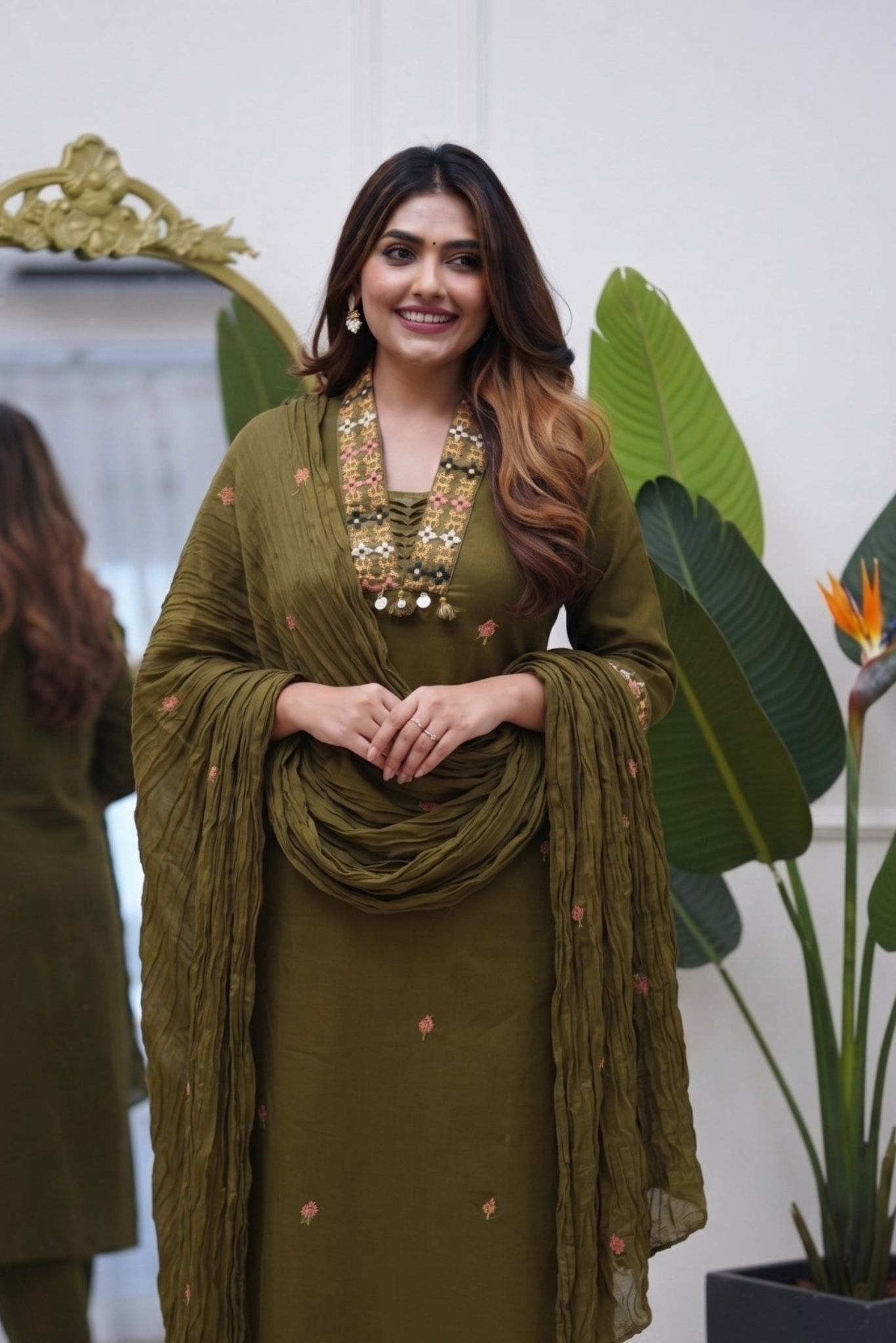 Dupatta Pant Set