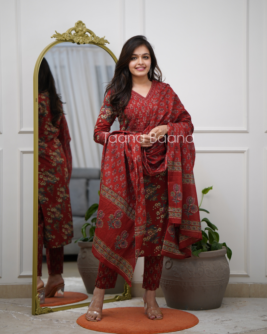 Dupatta Pant Set