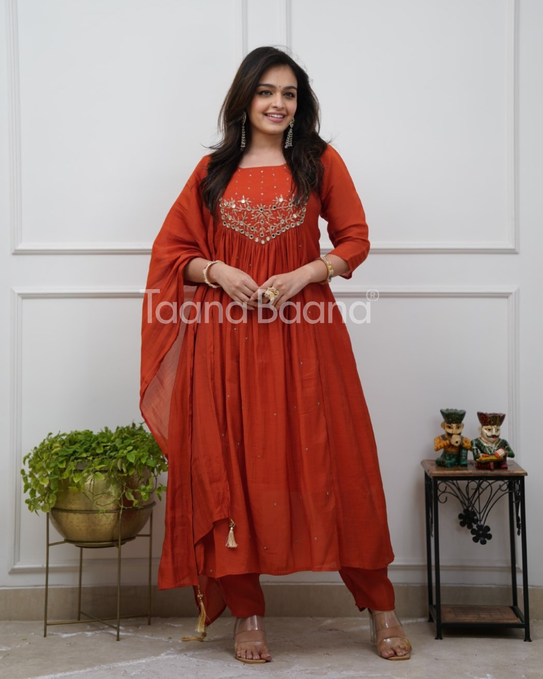 Dupatta Pant Set