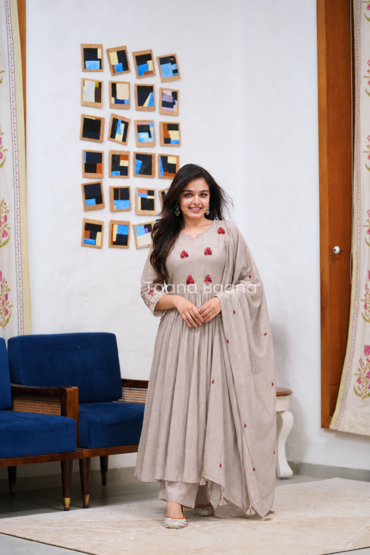 Dupatta Pant Set