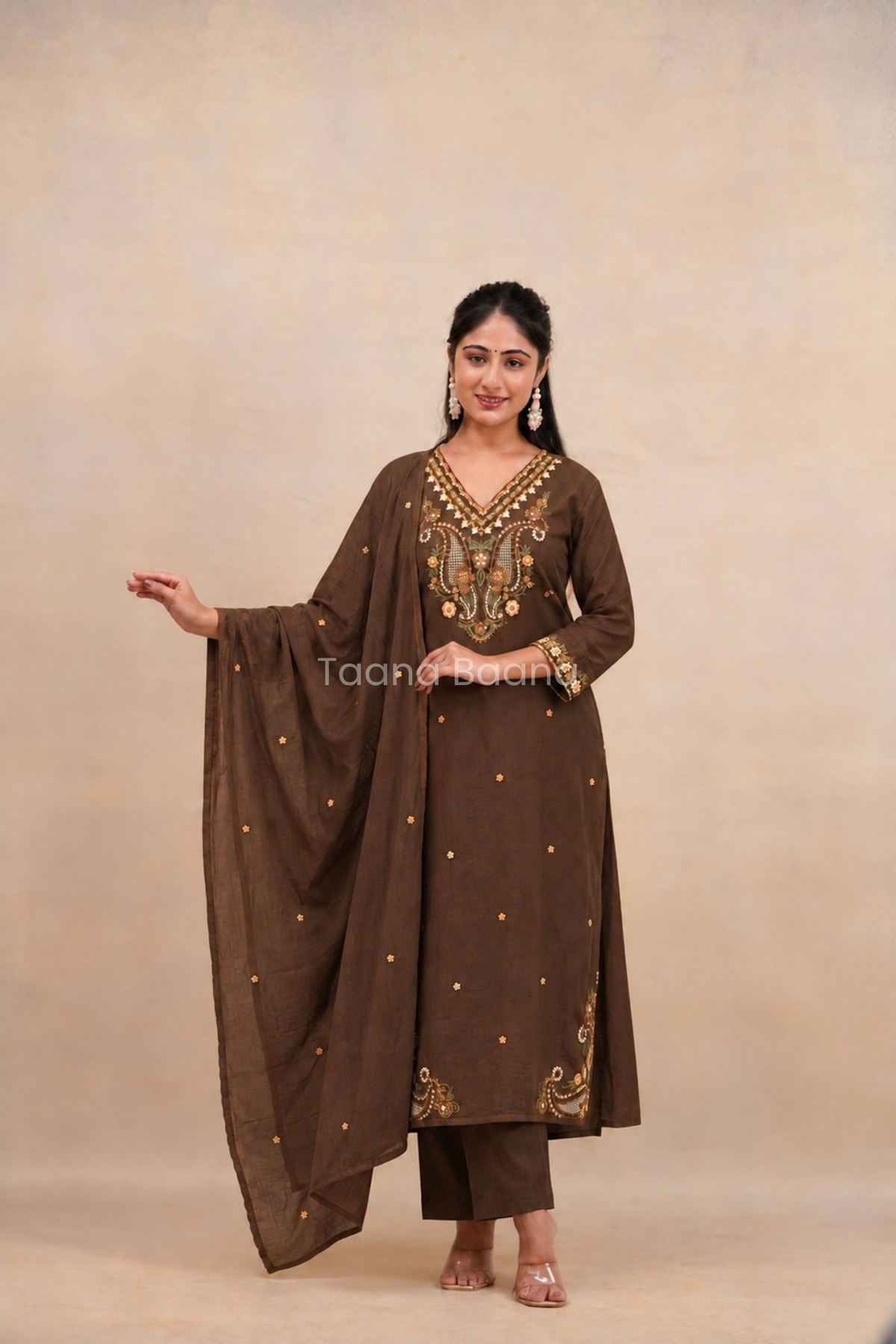 Dupatta Pant Set