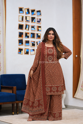 Dupatta Plazo Set
