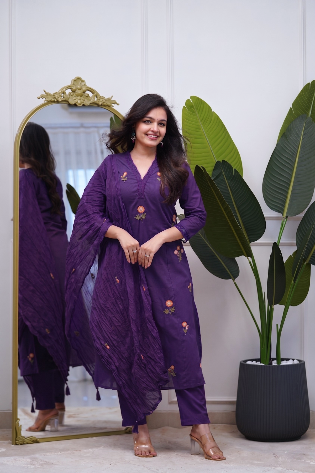 Dupatta Pant Set