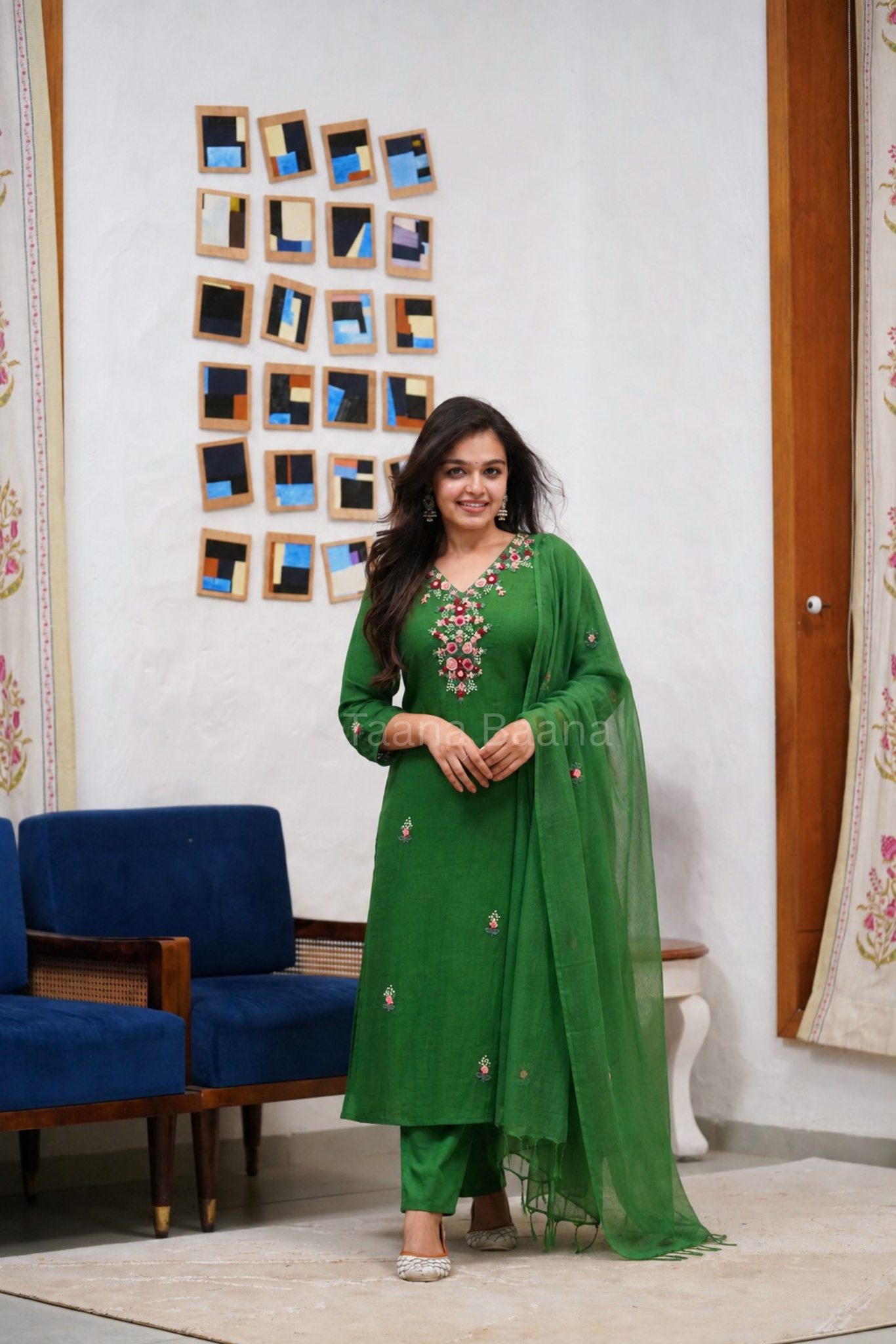 Dupatta Pant Set