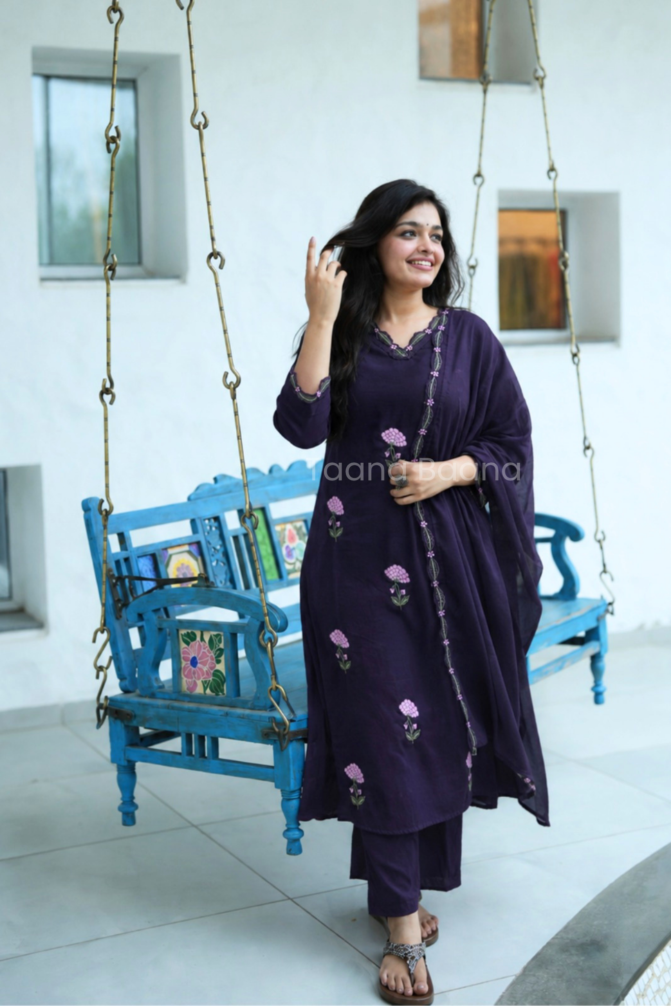 Dupatta Pant Set
