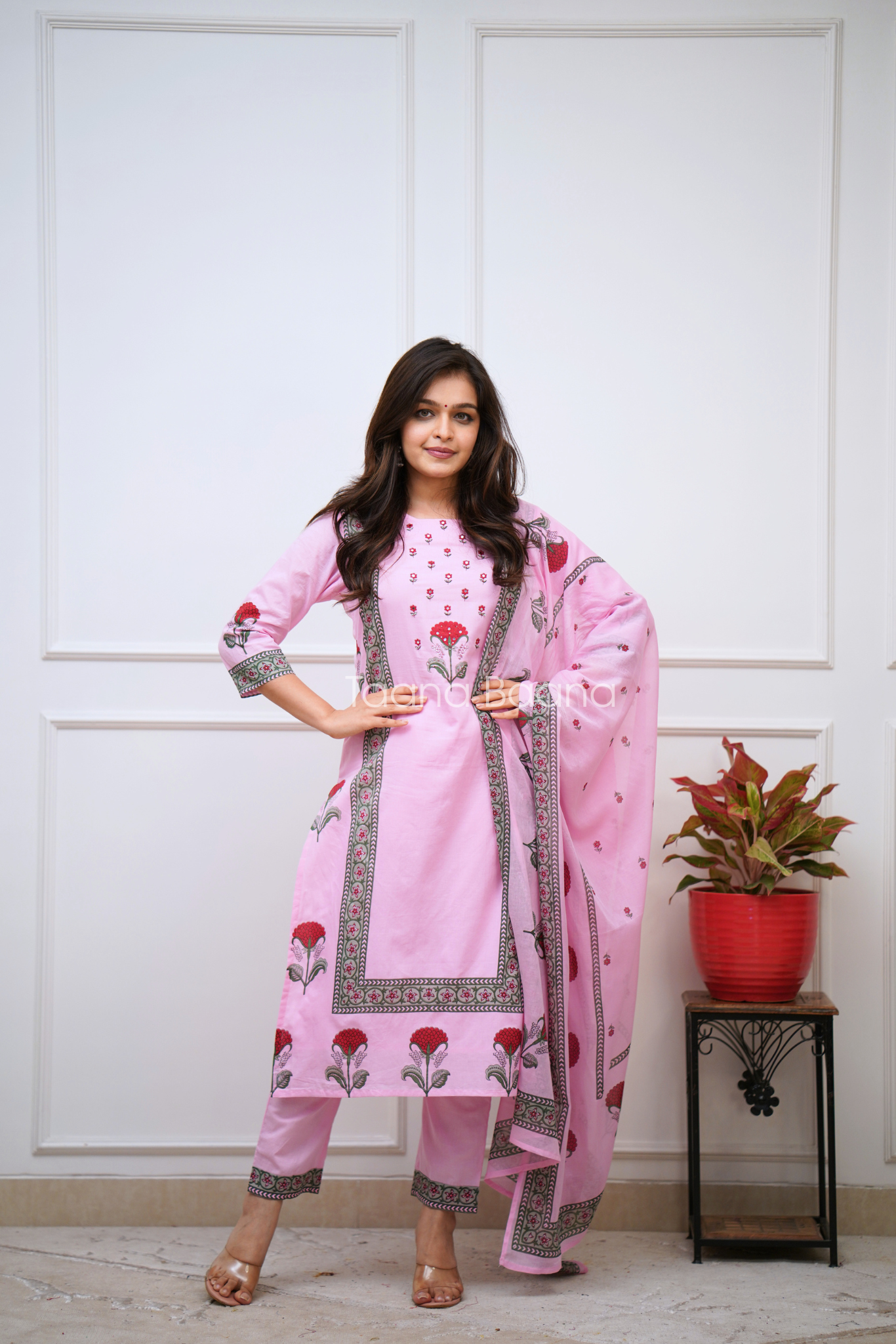 Dupatta Pant Set