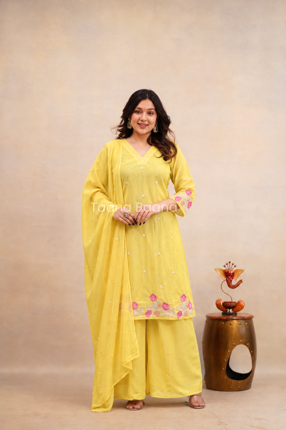 Dupatta Plazo Set