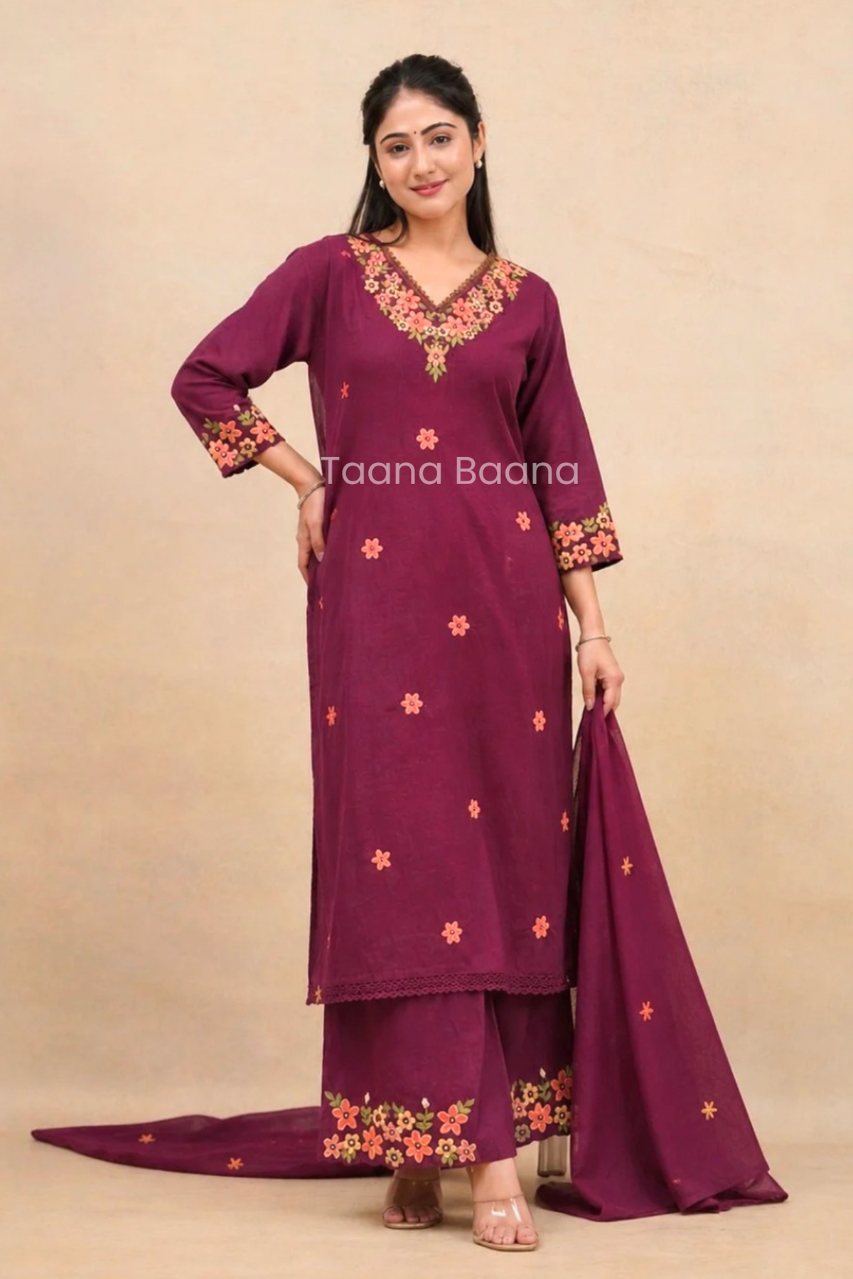 Dupatta Pant Set