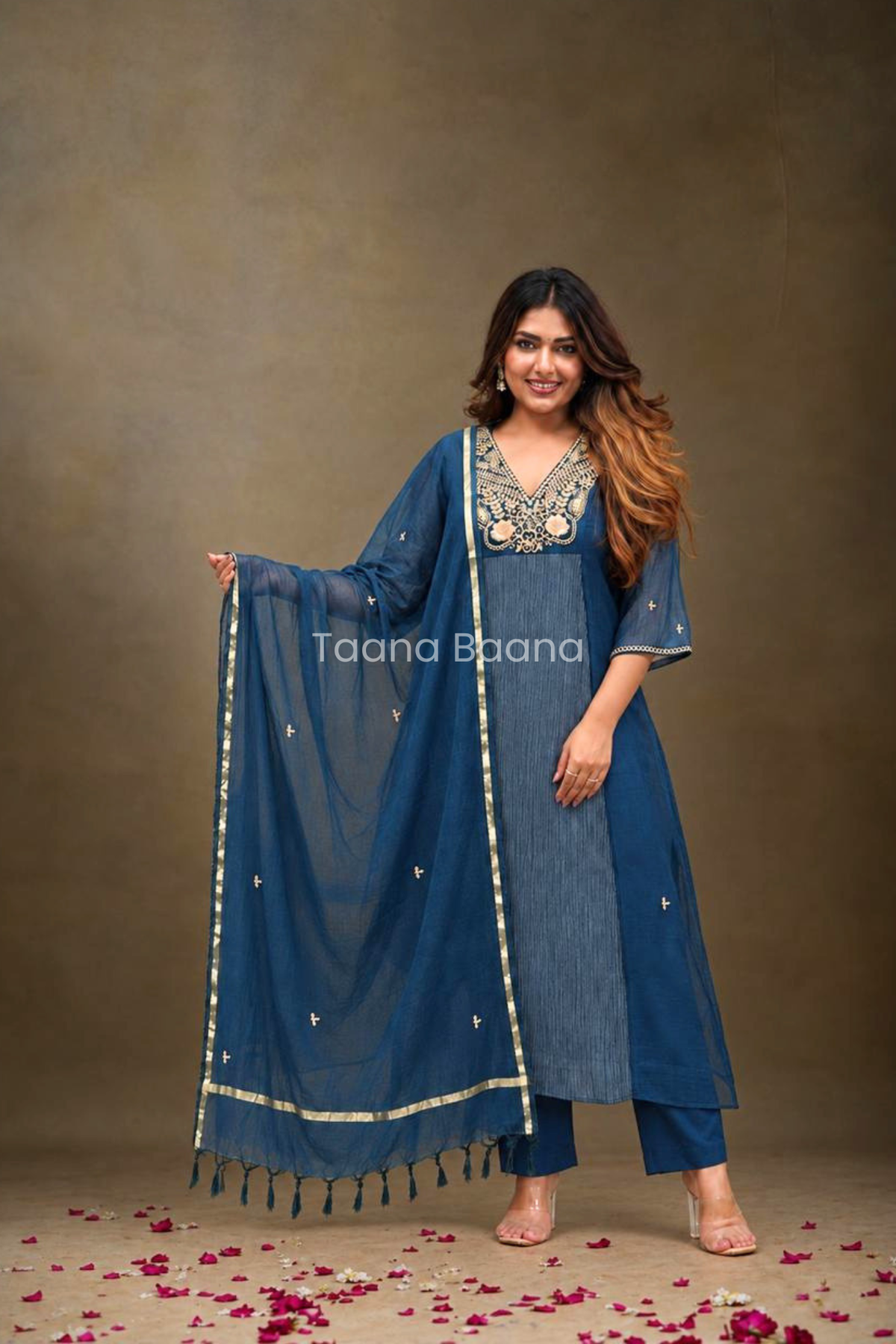 Dupatta Pant Set