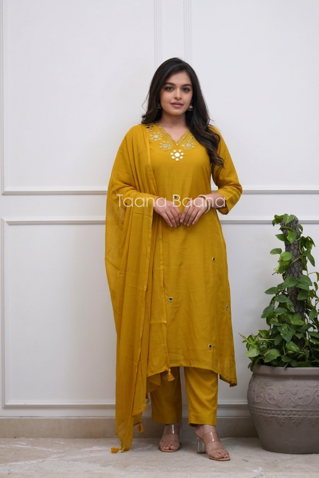 Dupatta Pant Set