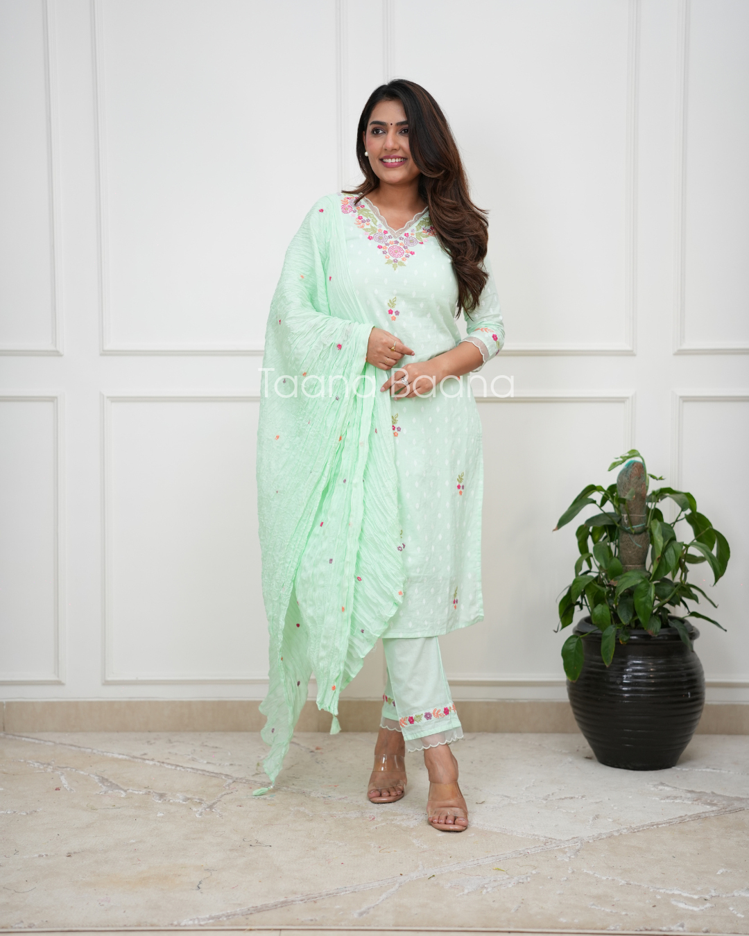 Dupatta Pant Set