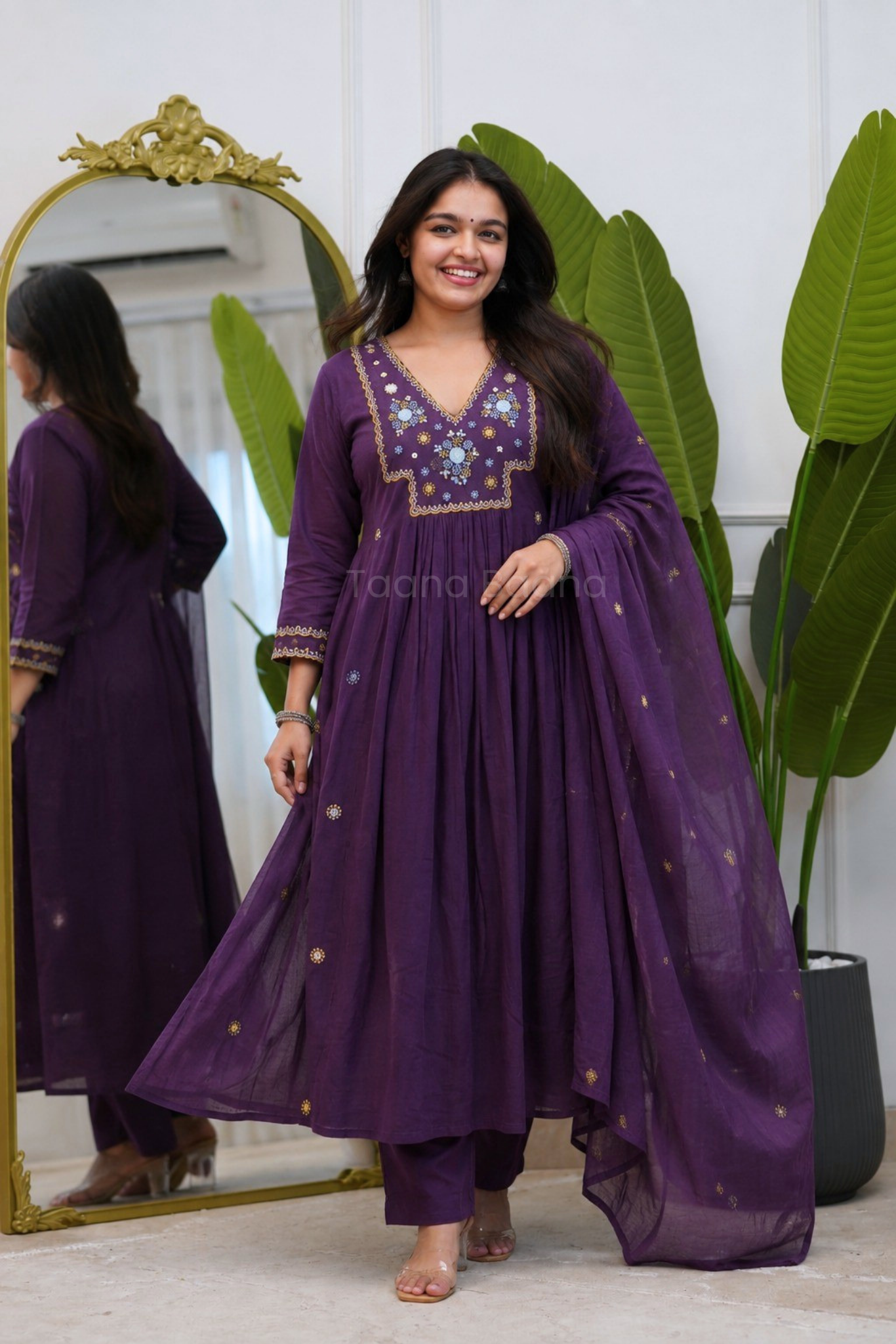 Dupatta Pant Set
