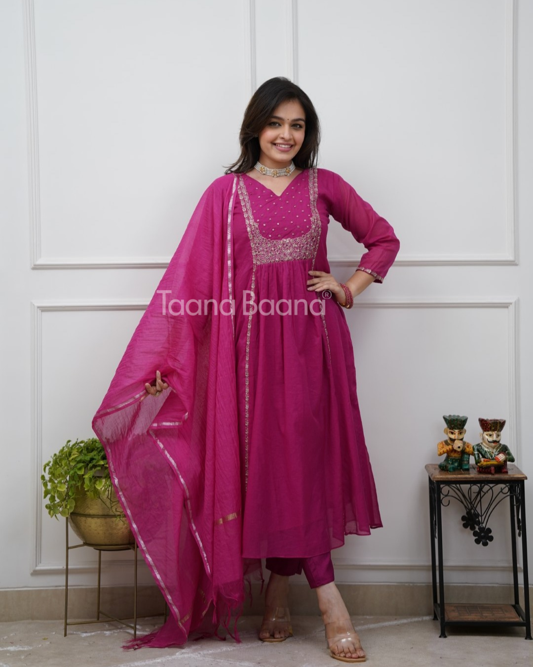 Dupatta Pant Set