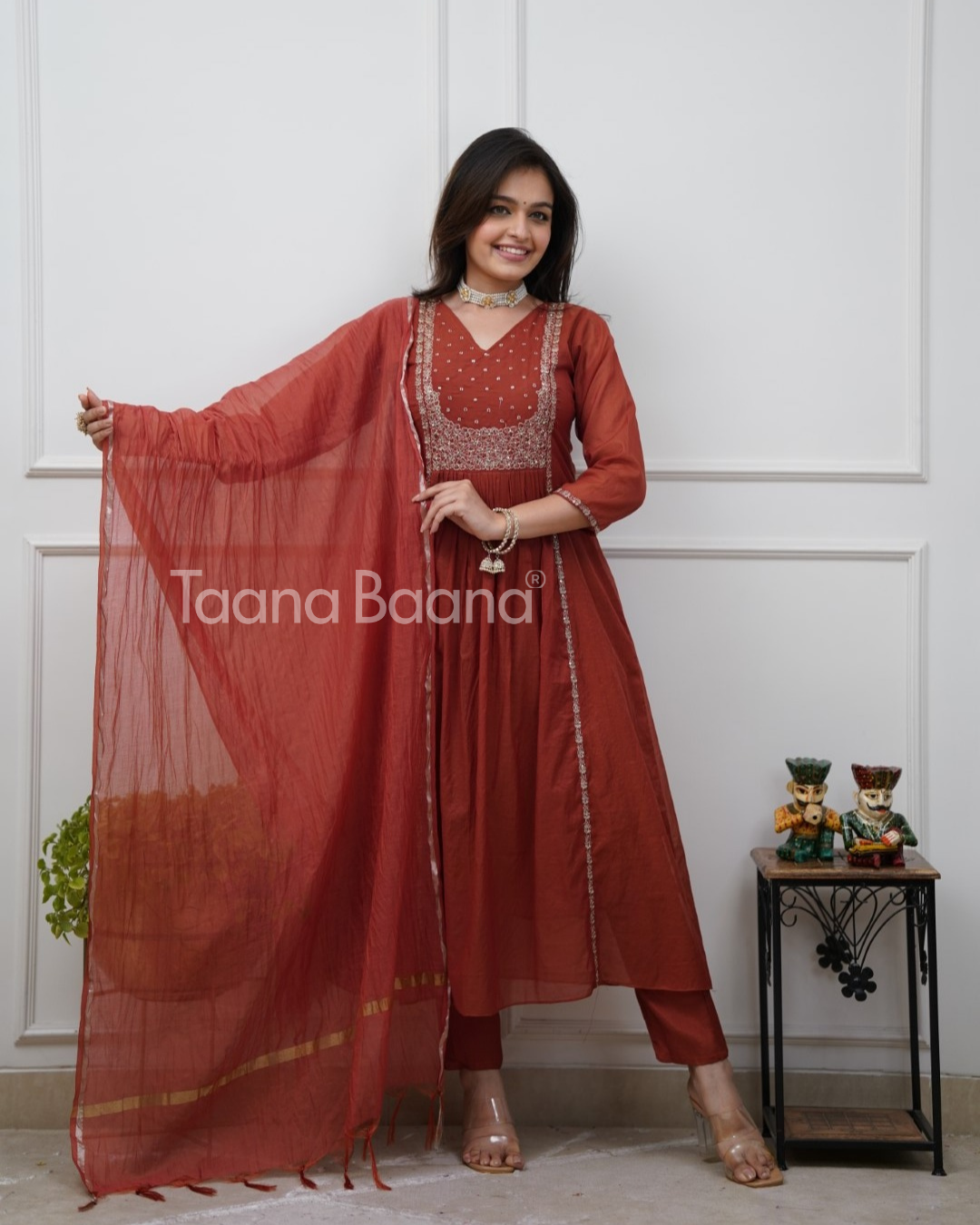 Dupatta Pant Set