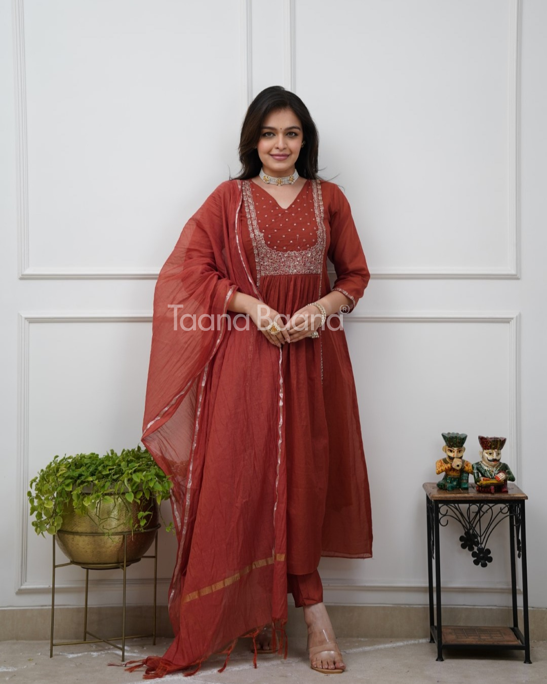 Dupatta Pant Set