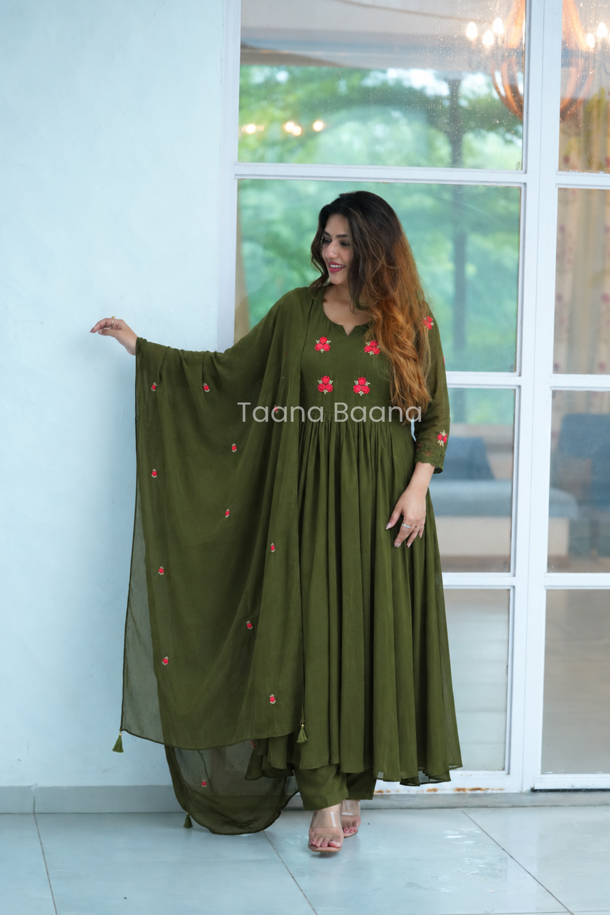 Dupatta Pant Set
