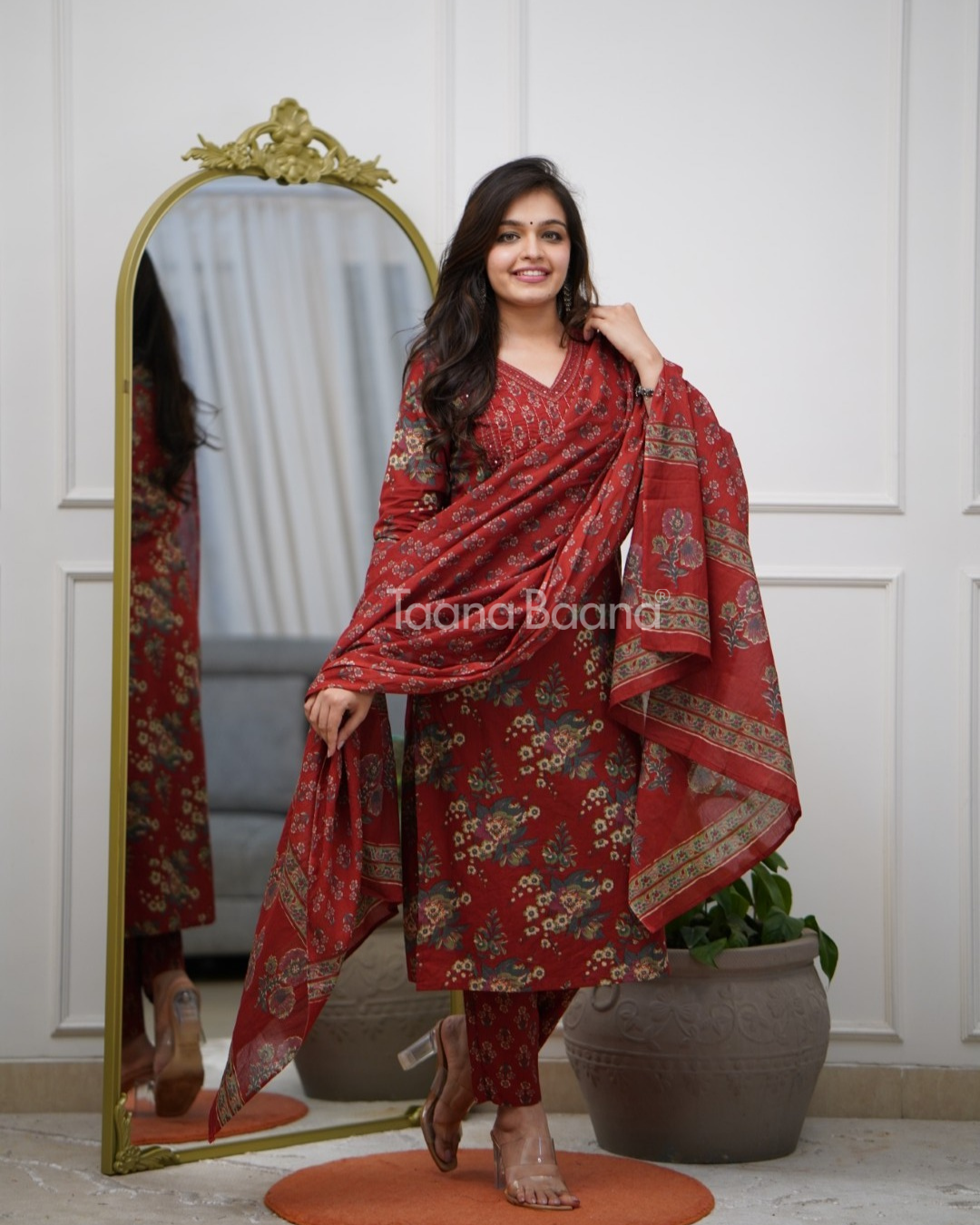 Dupatta Pant Set