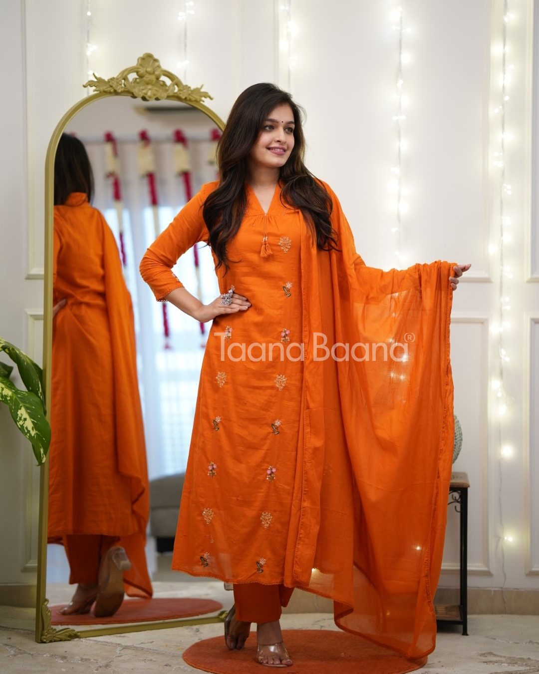 Dupatta Pant Set