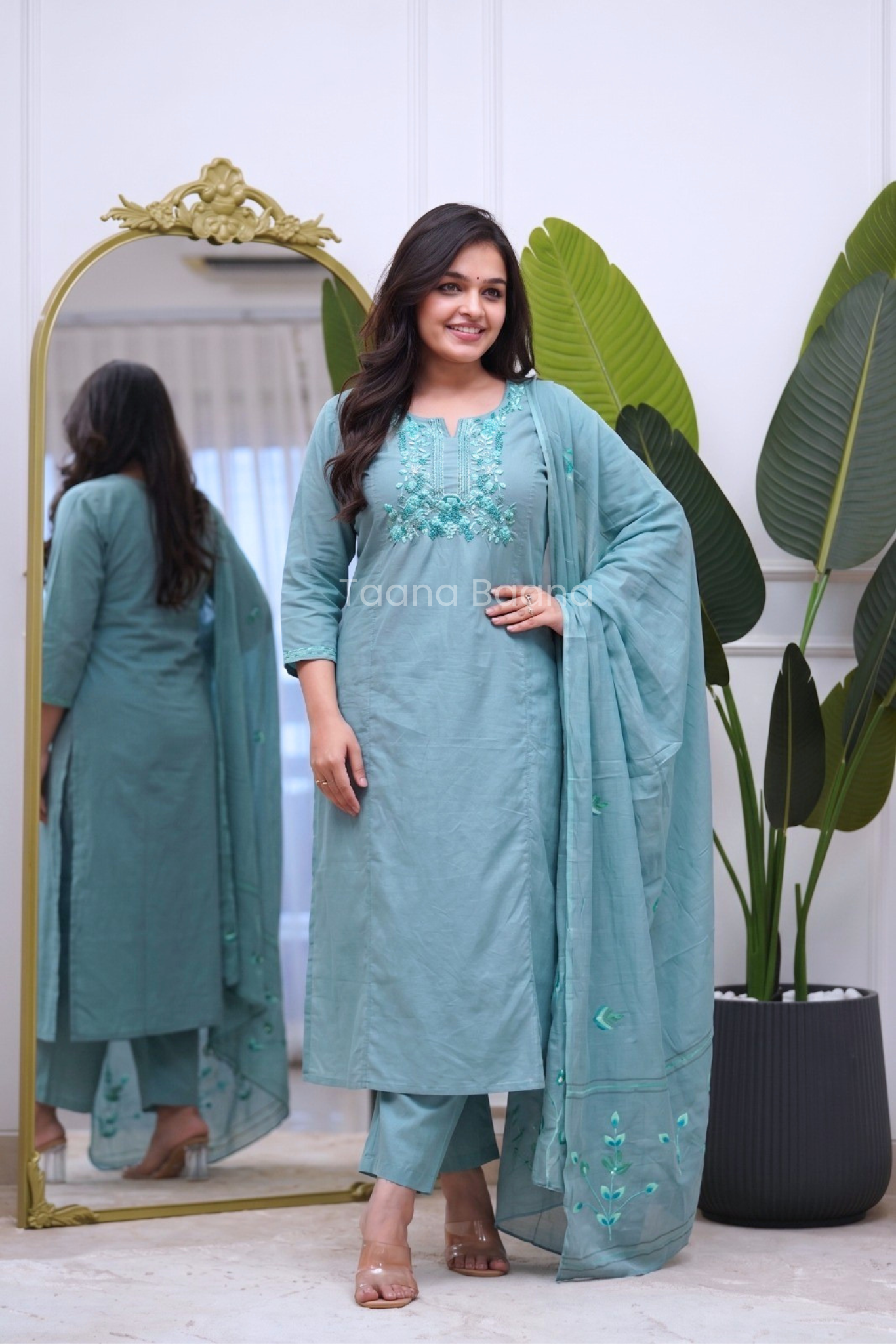 Dupatta Pant Set