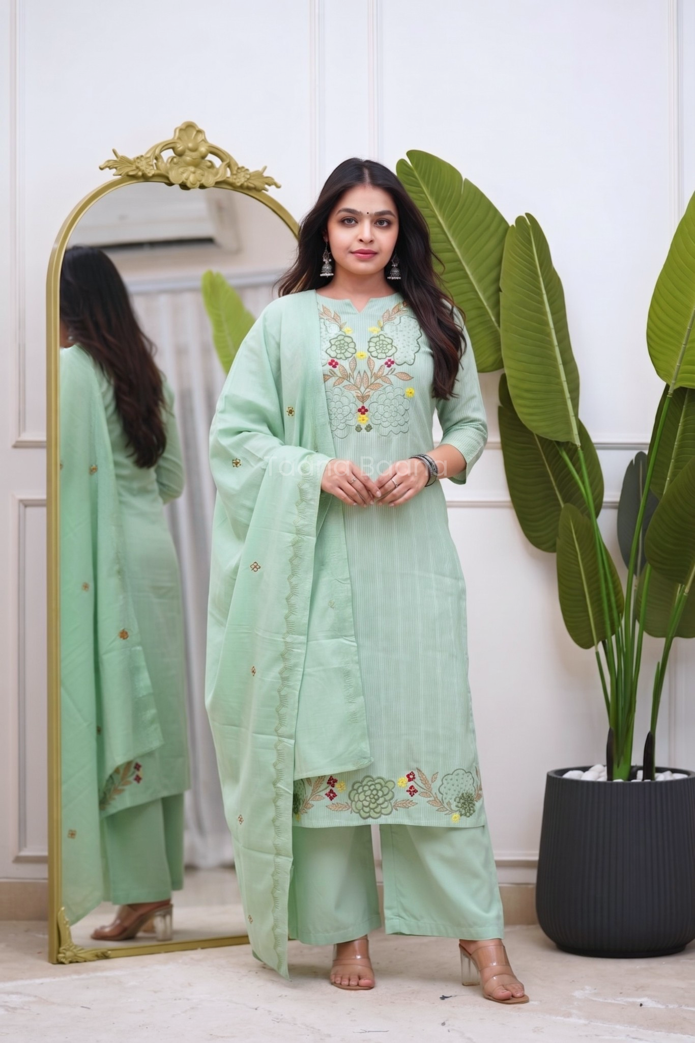 Dupatta Pant Set