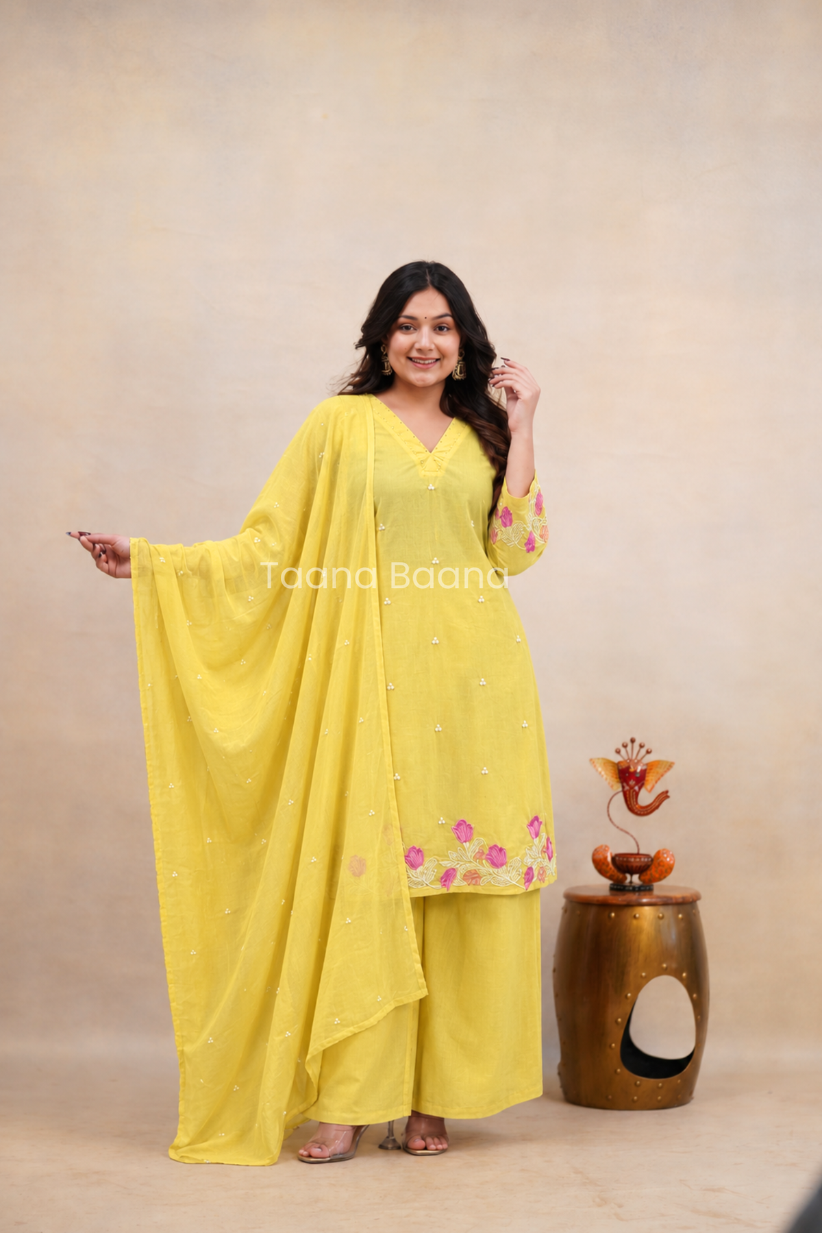Dupatta Plazo Set