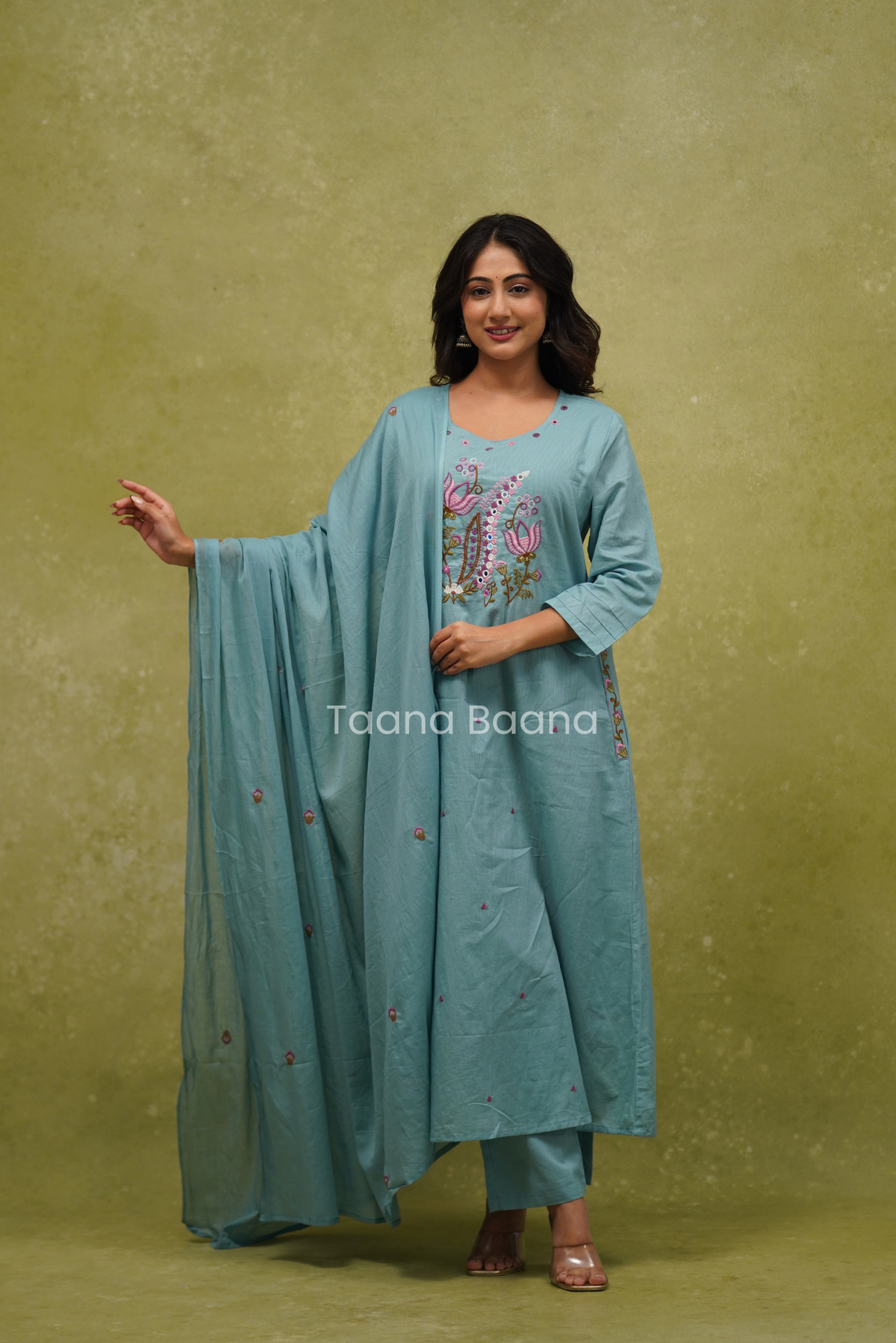 Dupatta Pant Set