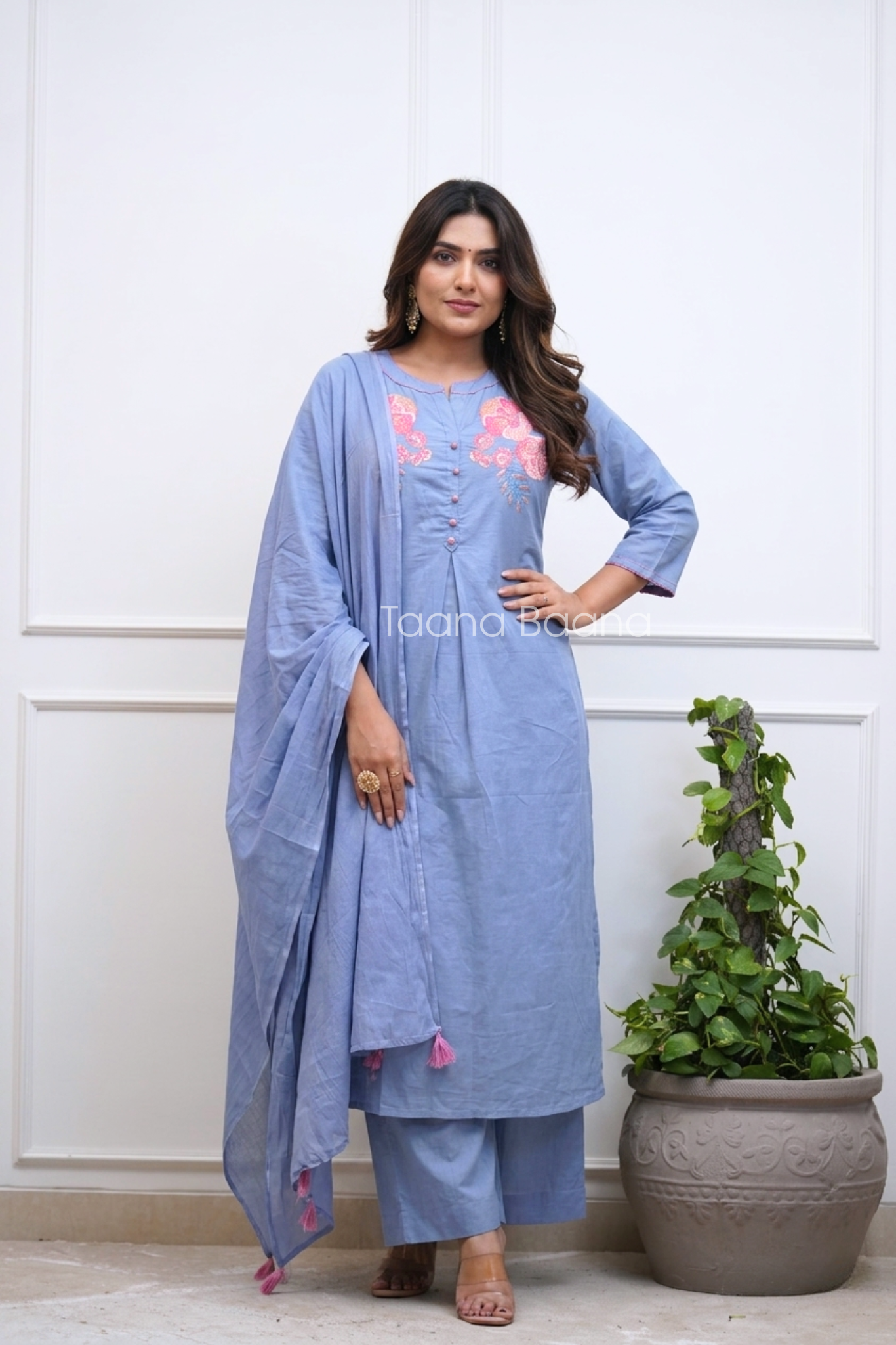 Dupatta Pant Set