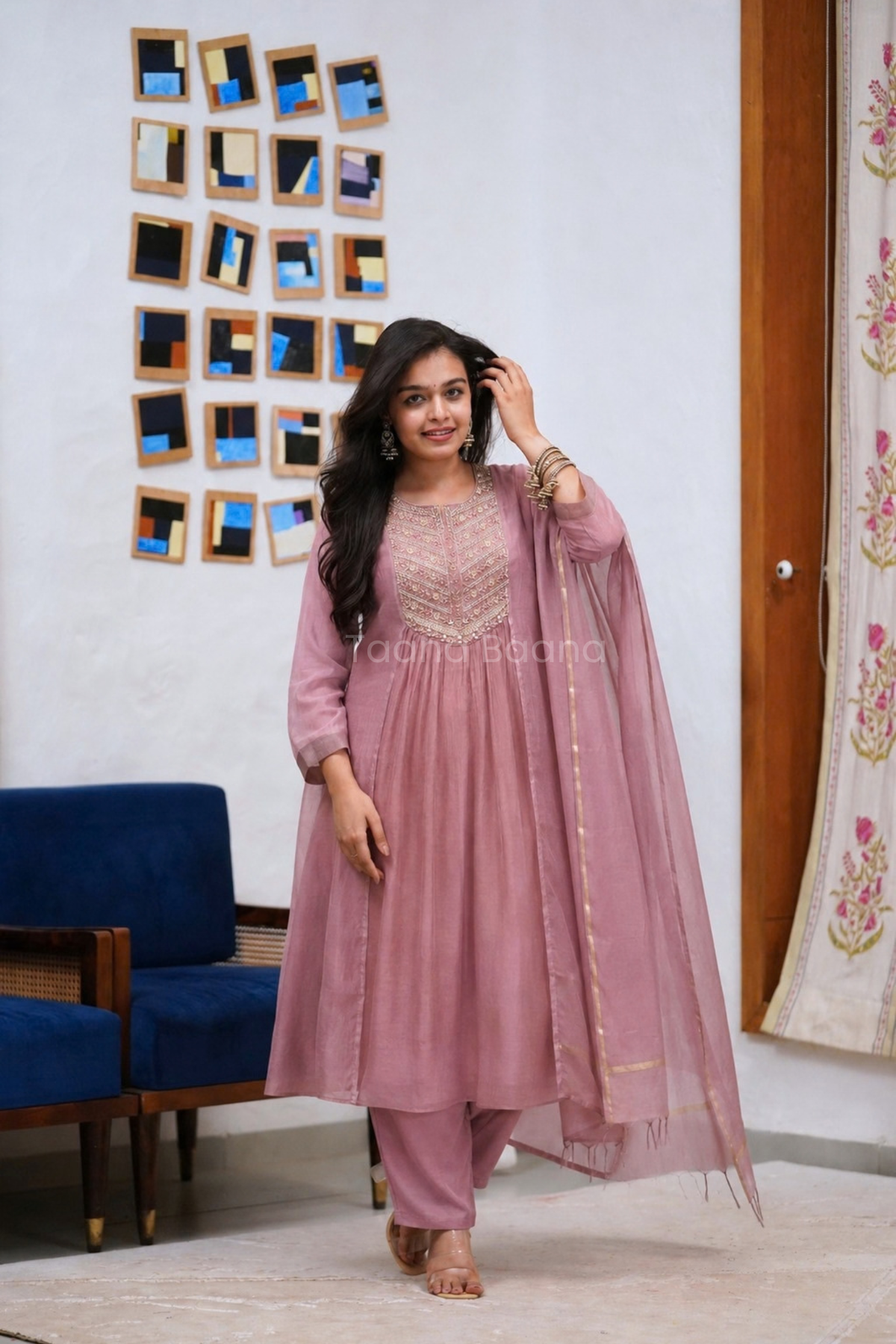 Dupatta Pant Set