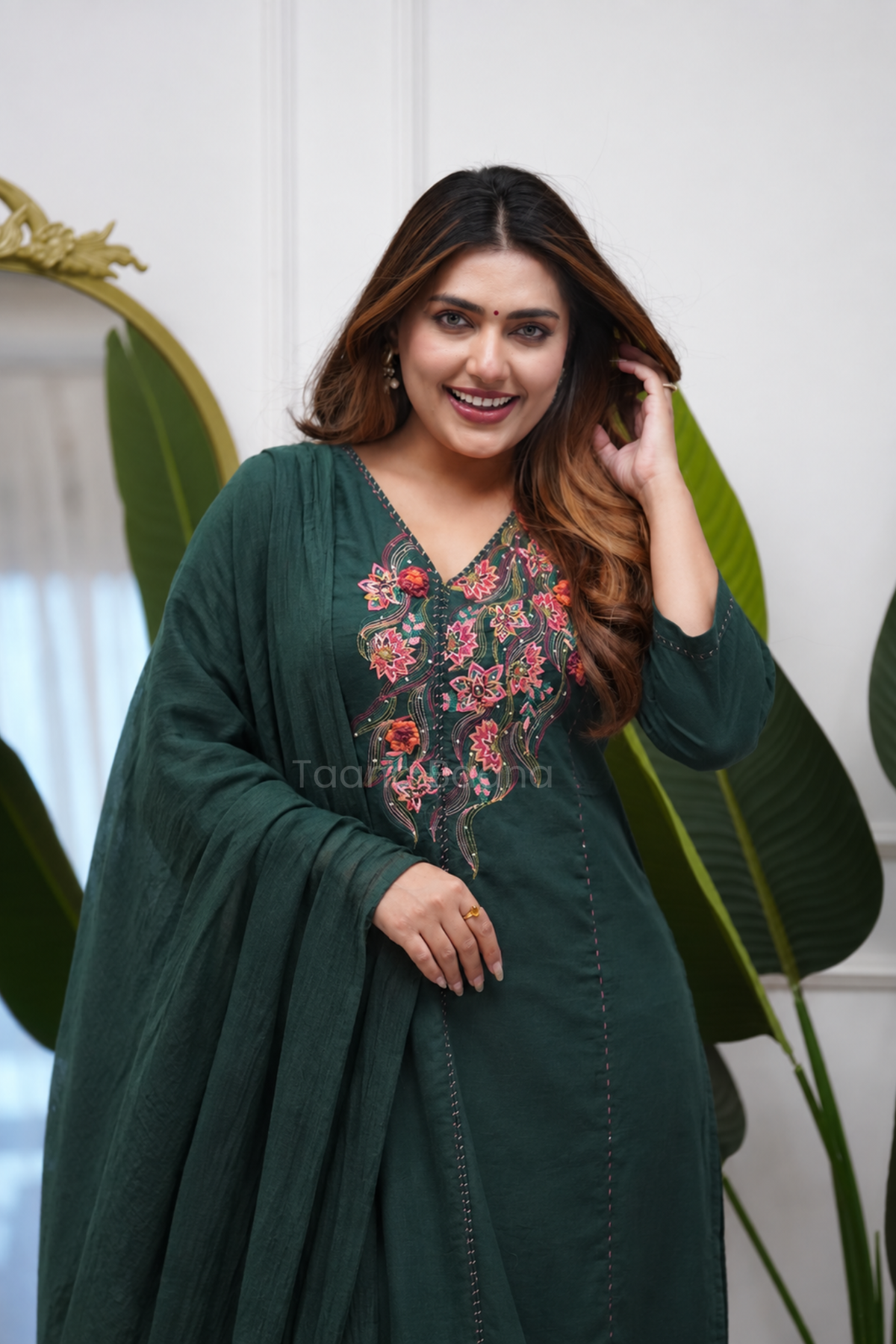 Dupatta Pant Set