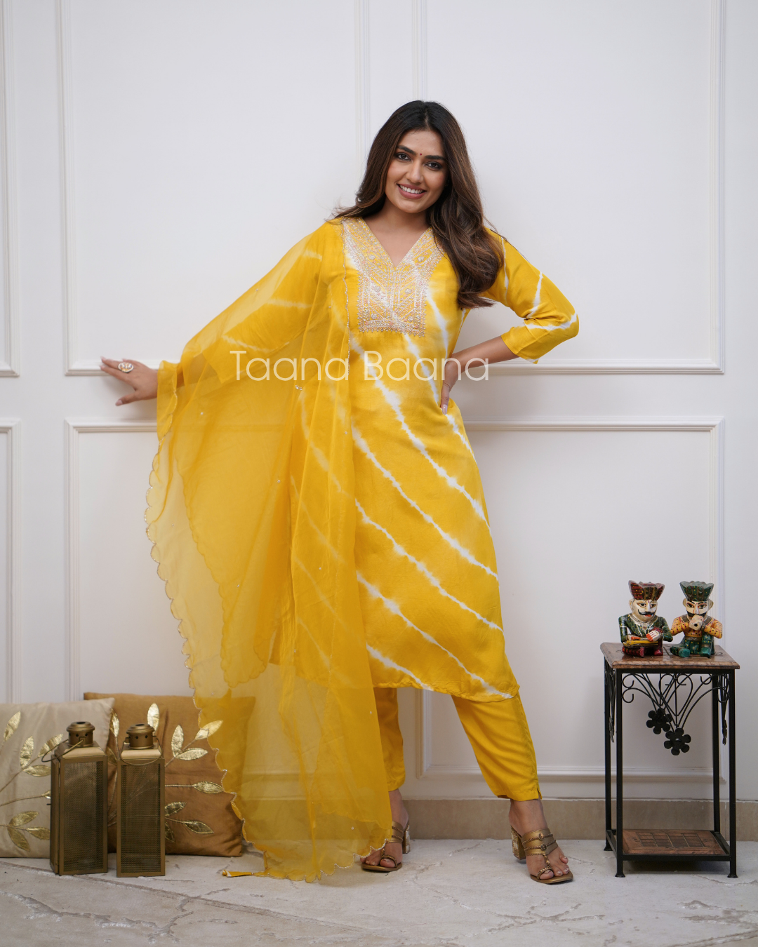 Dupatta Pant Set