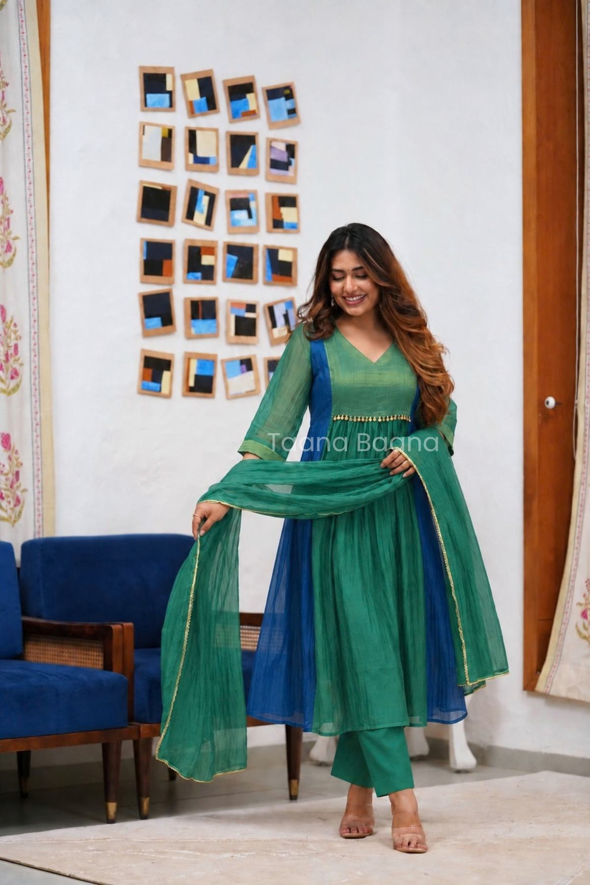 Dupatta Pant Set