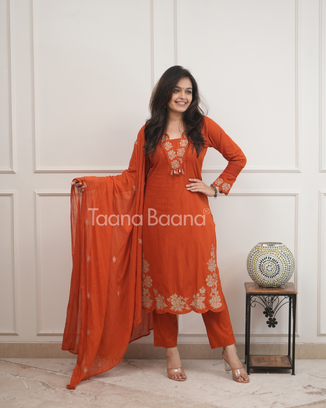 Dupatta Pant Set