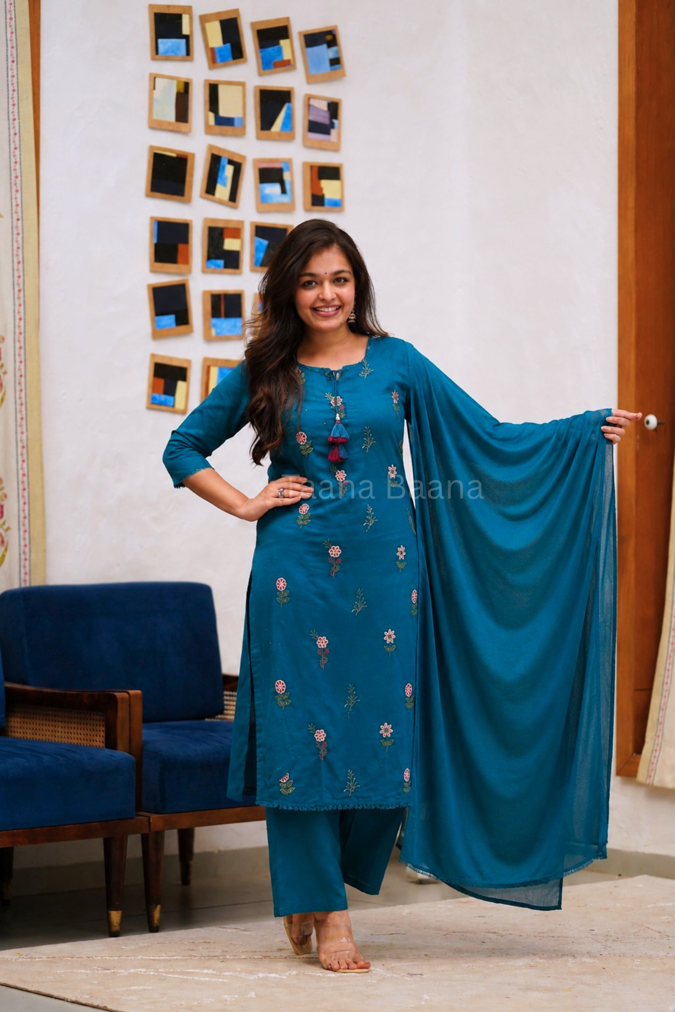 Dupatta Pant Set