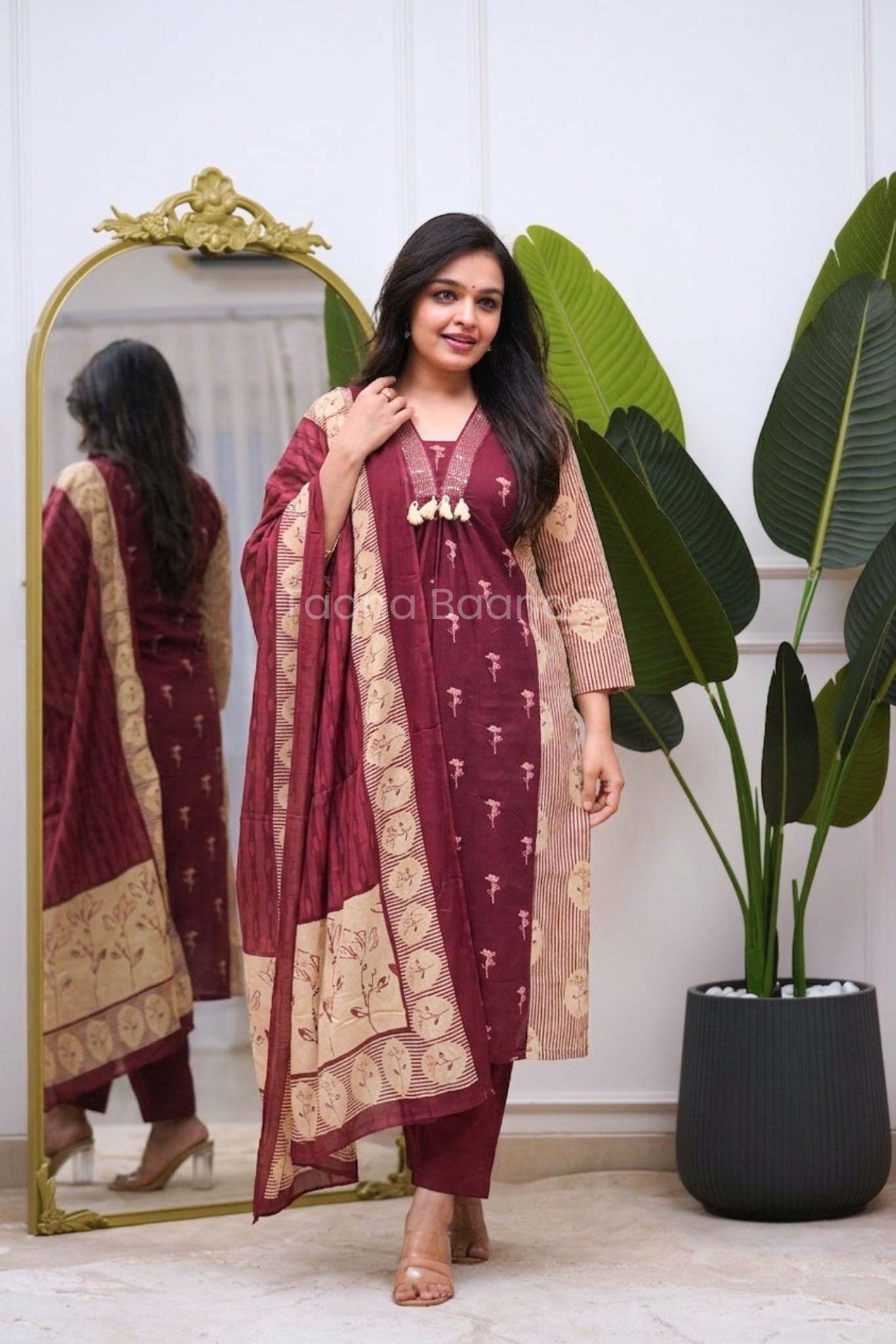 Dupatta Pant Set