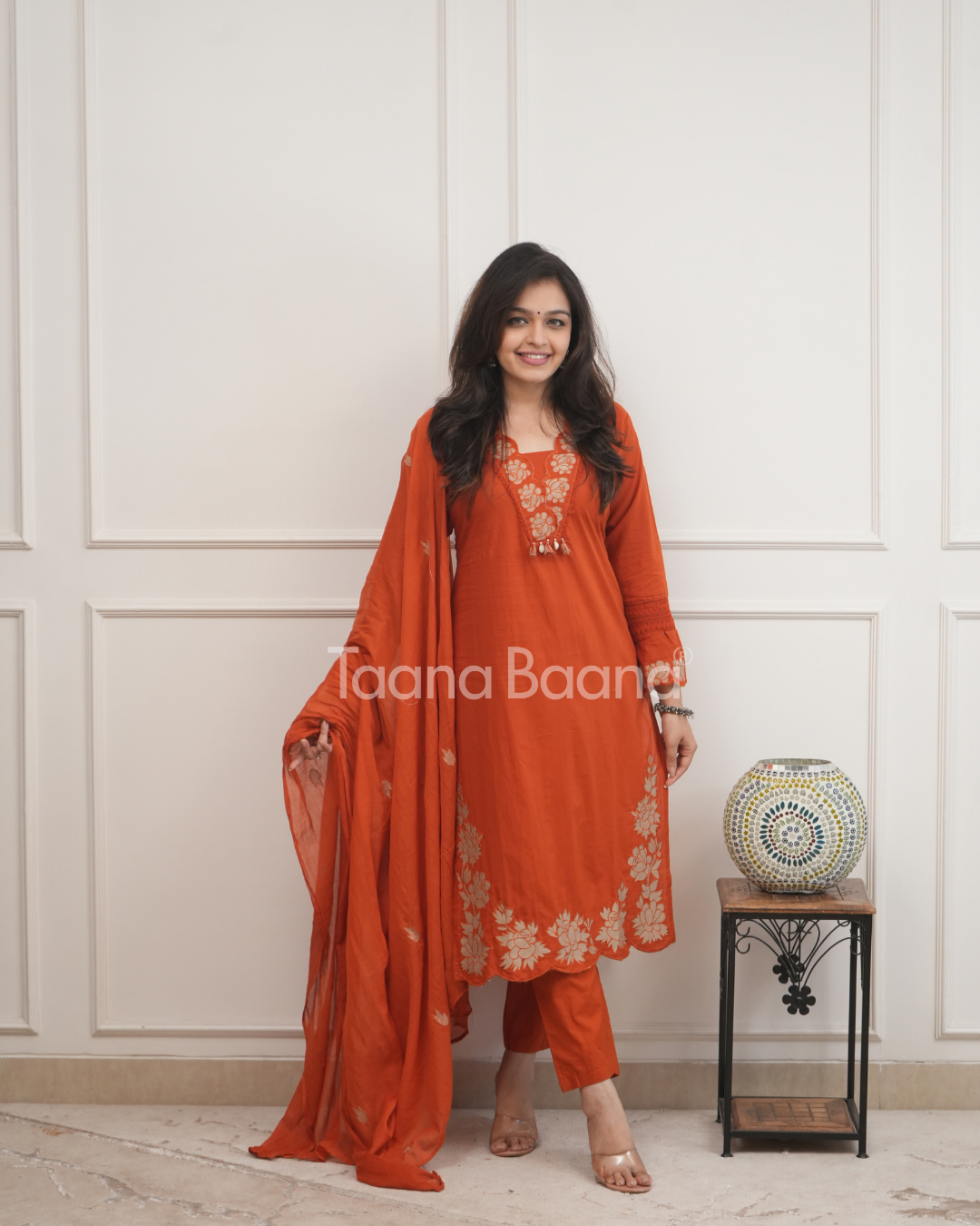 Dupatta Pant Set