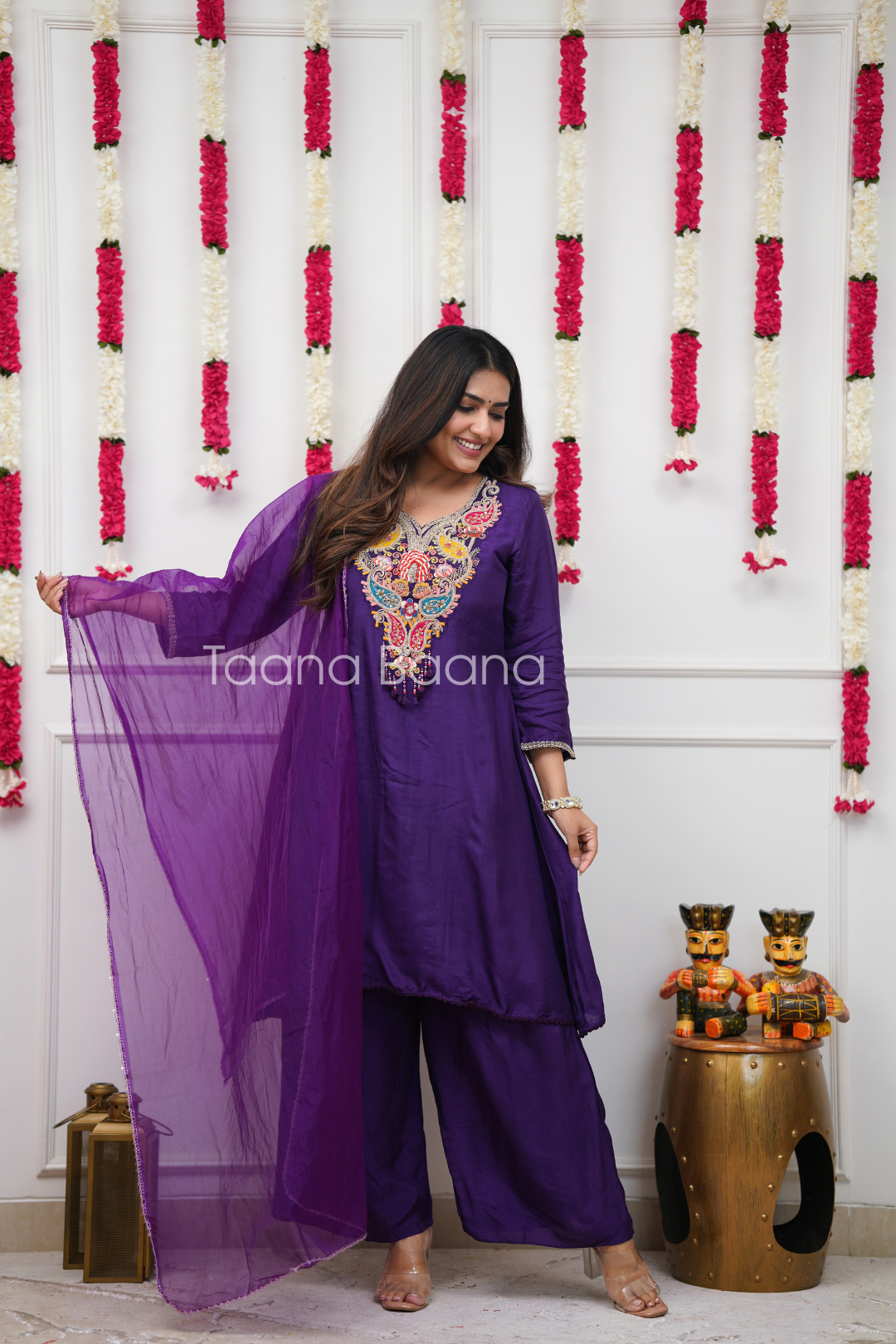 Dupatta Plazo Set