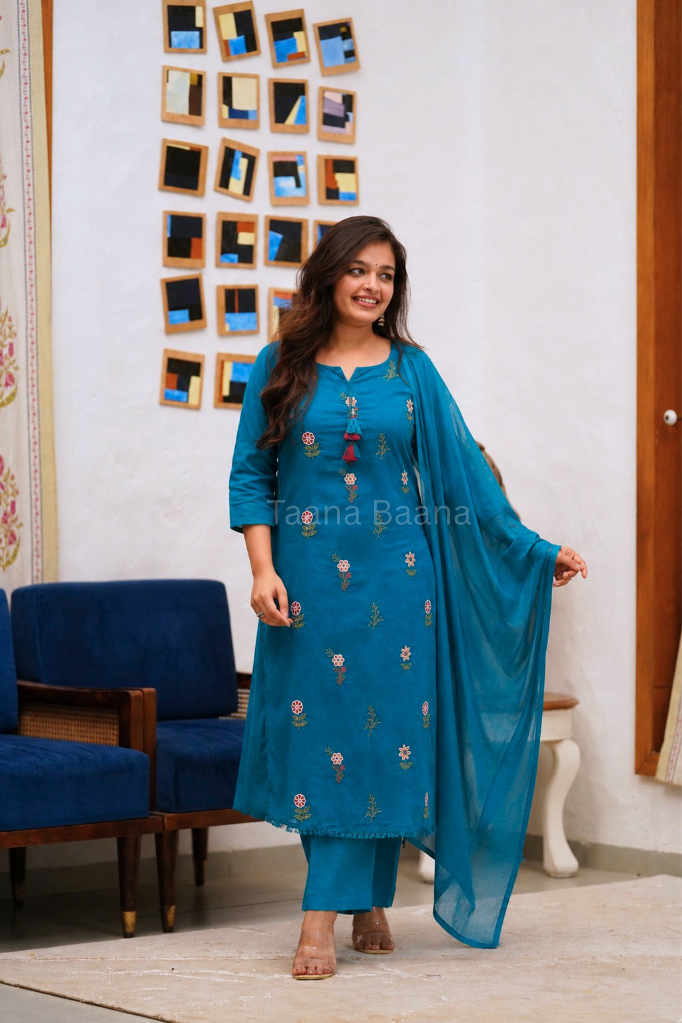 Dupatta Pant Set