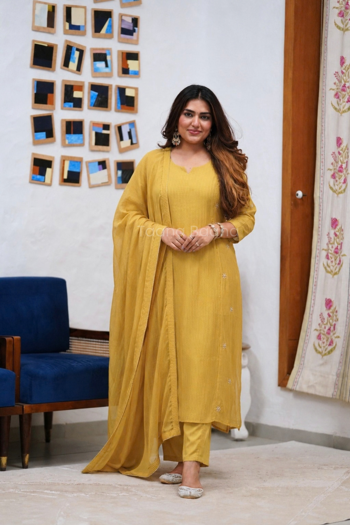 Dupatta Pant Set